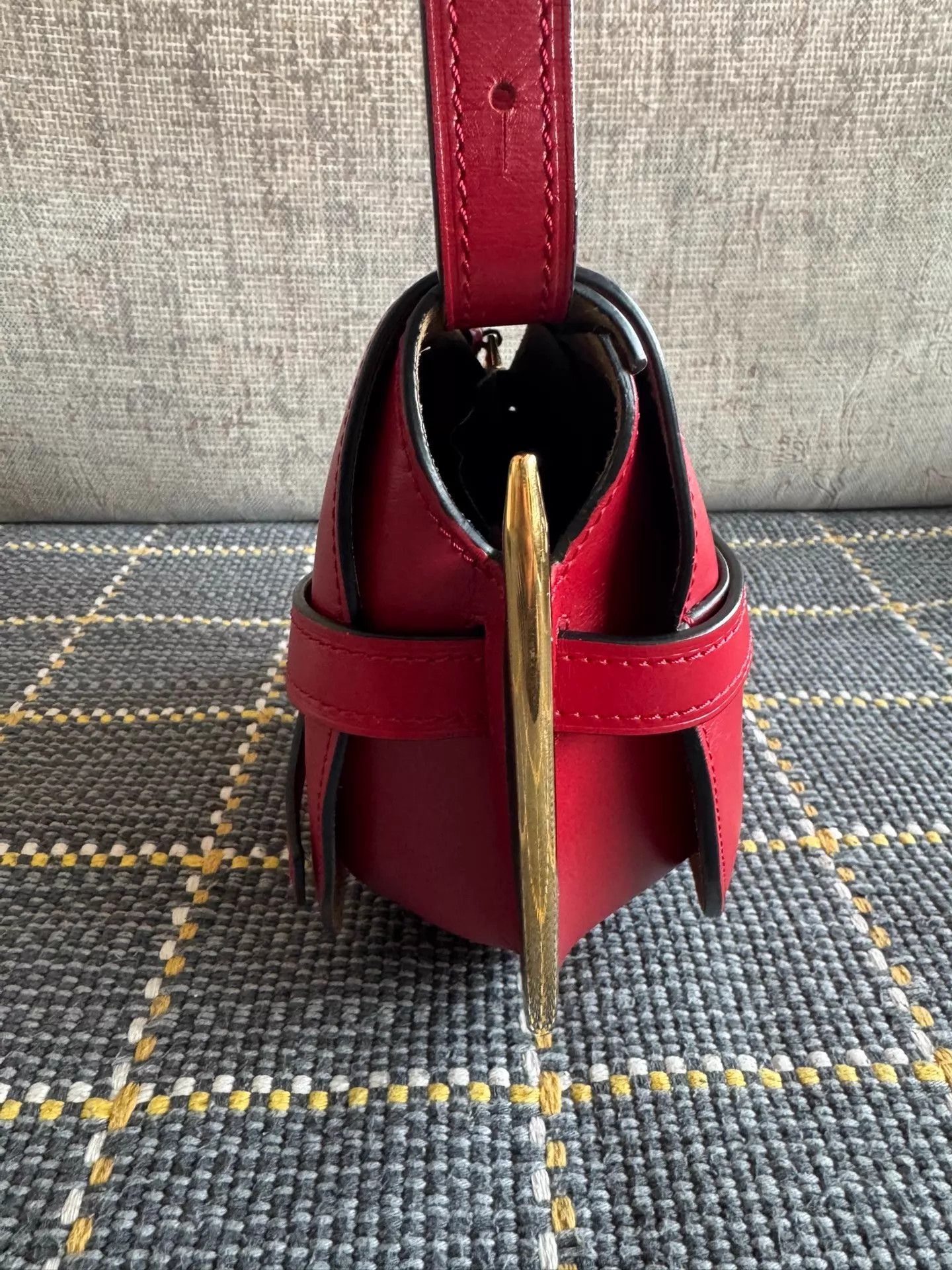 Loewe LOEWE Gate Small Burgundy Red Hardly Used Crossbody Size ONE SIZE - 6 Thumbnail
