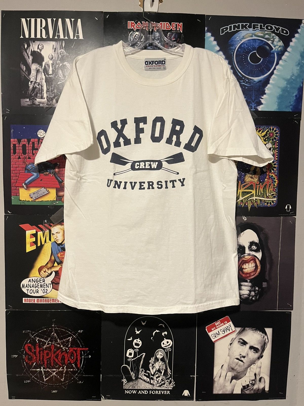 Jansport Vintage 90’s made in Britain Oxford University tee shirt L Size US L / EU 52-54 / 3 - 1 Thumbnail