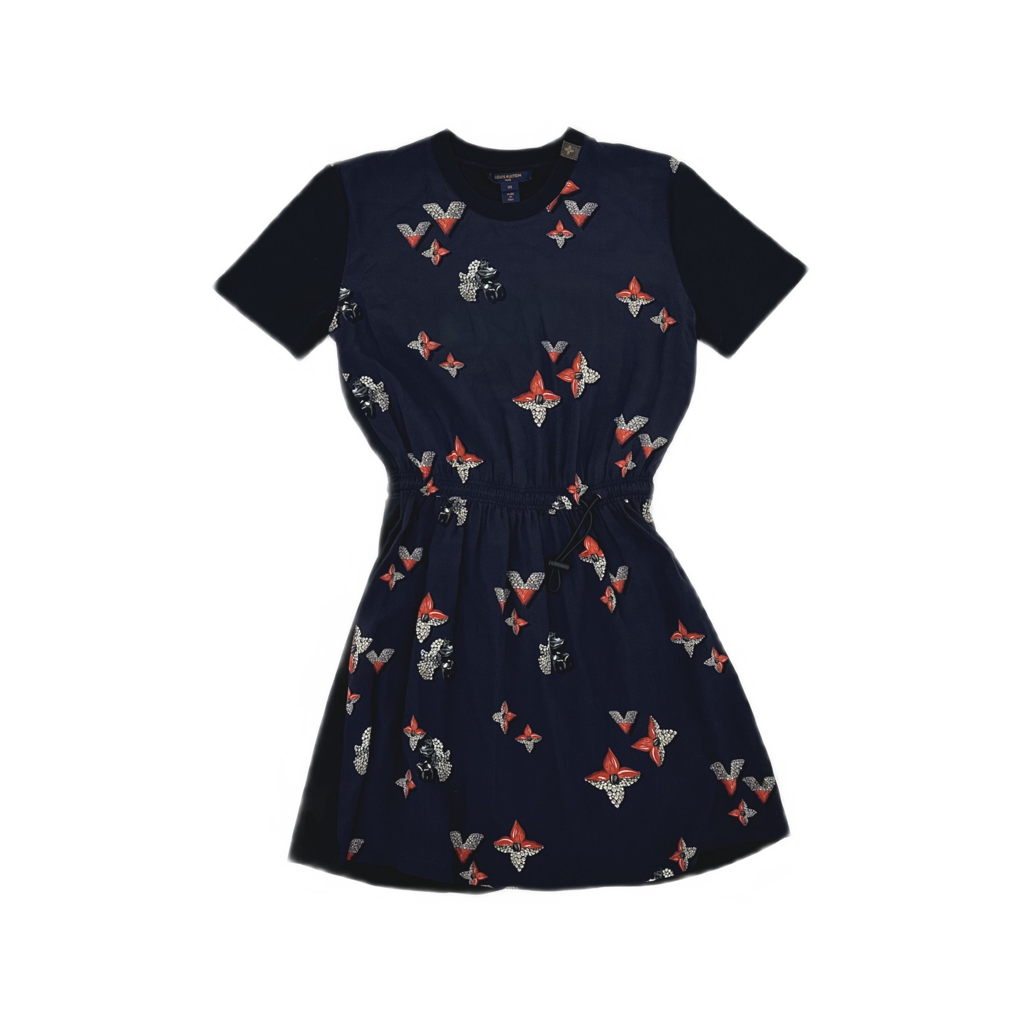 Louis Vuitton Louis Vuitton Floral Print Mini Dress Size XS Size XS / US 0-2 / IT 36-38 - 1 Thumbnail