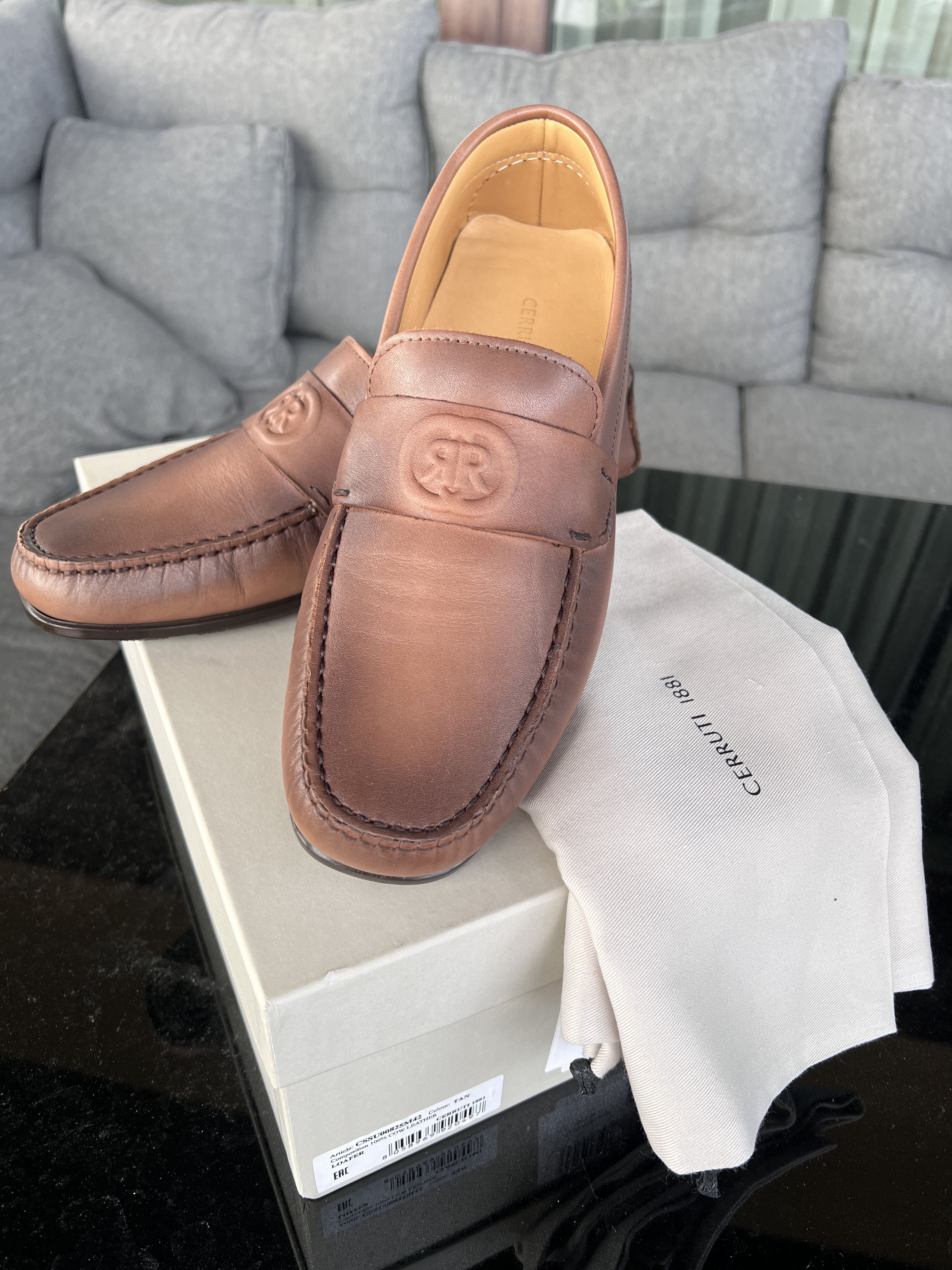 Cerruti 1881 Leather loafers Size US 9 / EU 42 - 1 Thumbnail