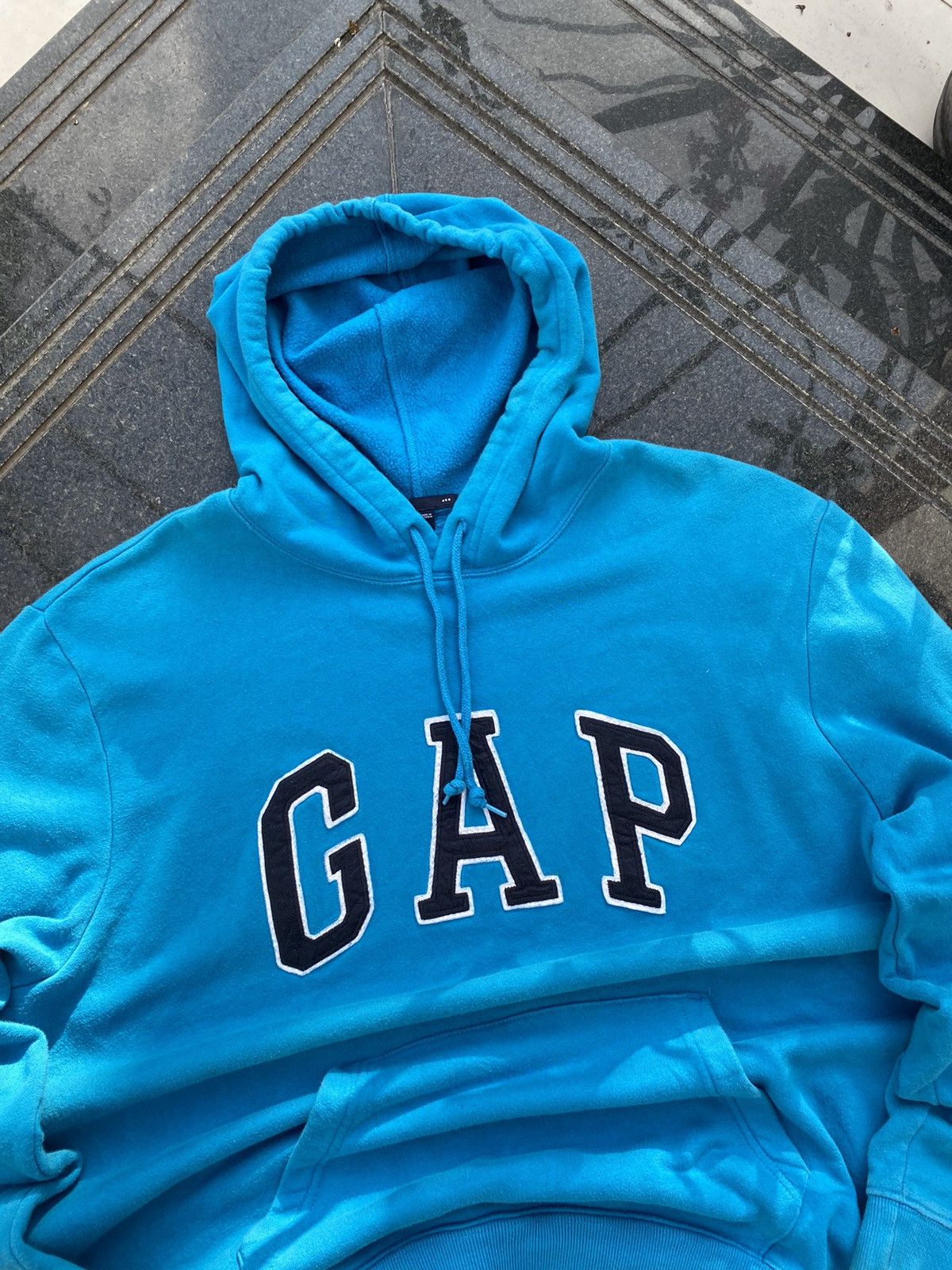 Gap × Vintage 90S GAP RARE BIG LOGO Y2K HOODIE RETRO OVERSIZED Size US XL / EU 56 / 4 - 2 Thumbnail