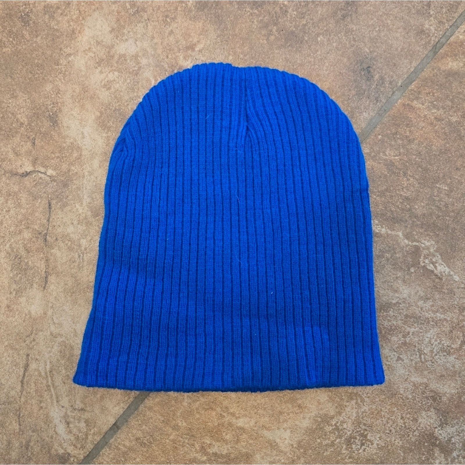 Other Blue Ribbed | NEGU | Beanie Hat Size ONE SIZE - 2 Thumbnail
