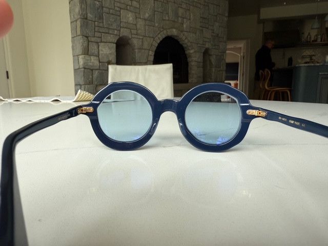 MASAHIROMARUYAMA Round Blue Frames - mm0024 Size ONE SIZE - 4 Thumbnail