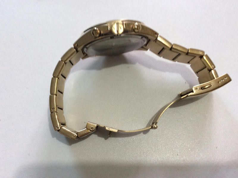 Designer Armina AX Gold dial stainless steel men's watch Size ONE SIZE - 6 Thumbnail