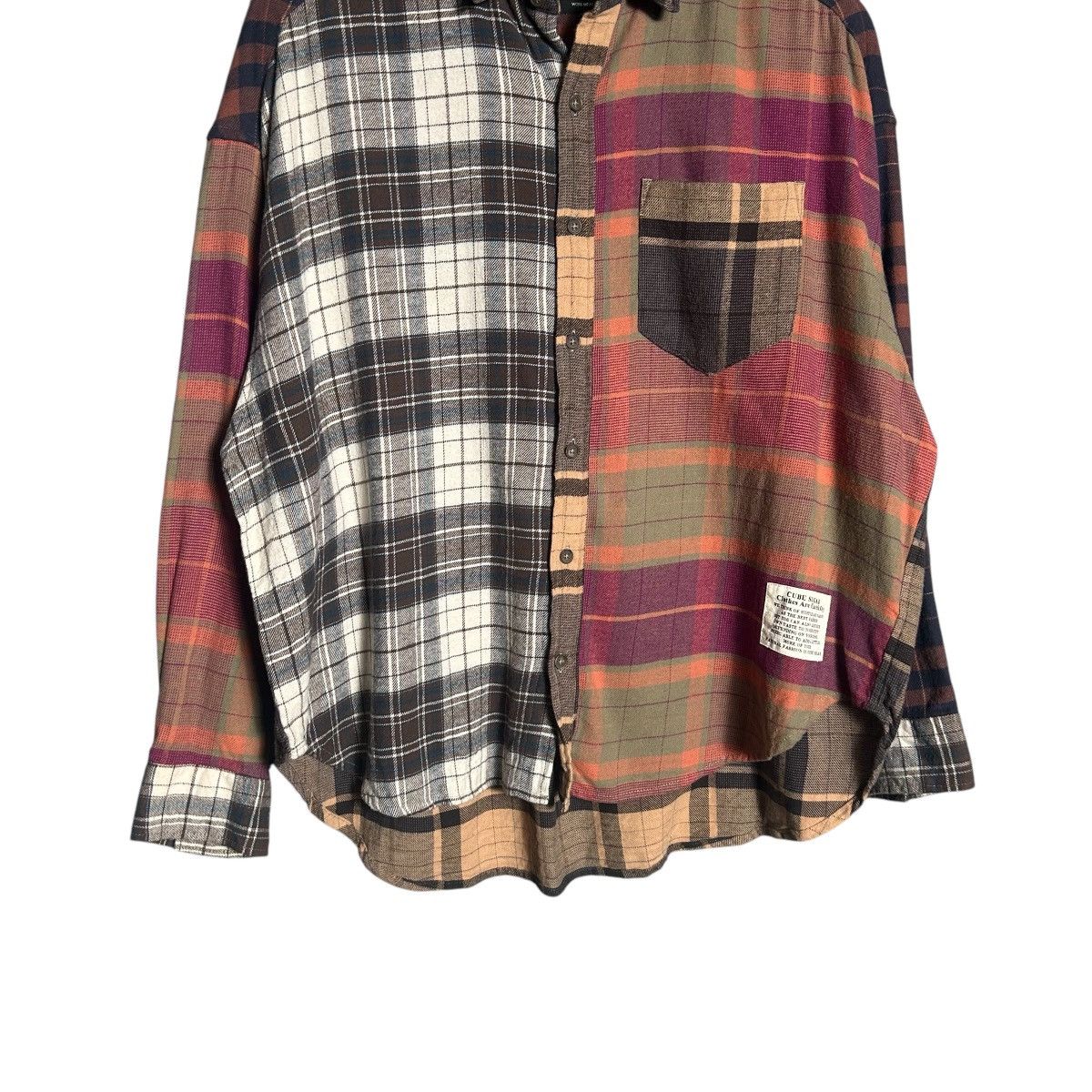Japanese Brand Cube Suger Button Up Shirt Size XL / US 12-14 / IT 48-50 - 4 Thumbnail