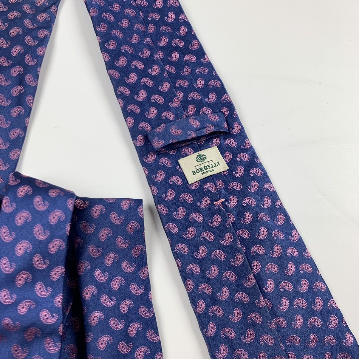 Luigi Borrelli Borelli Napoli paisley silk tie Size ONE SIZE - 1 Thumbnail