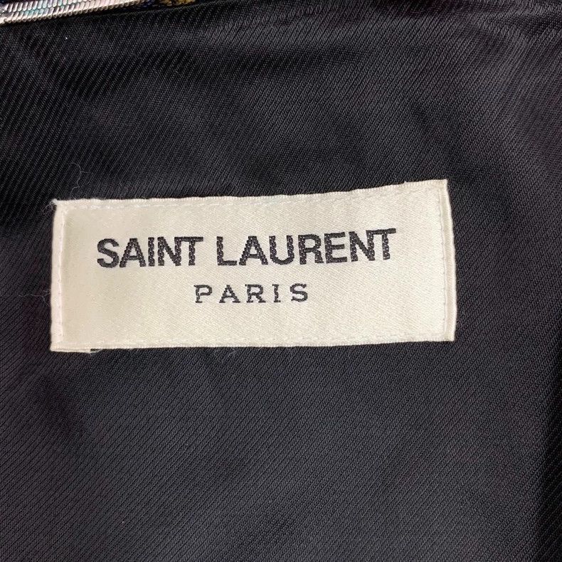 Saint Laurent Paris Saint Laurent Embroidered Zip-Up Jacket-2507 Size US L / EU 52-54 / 3 - 3 Thumbnail
