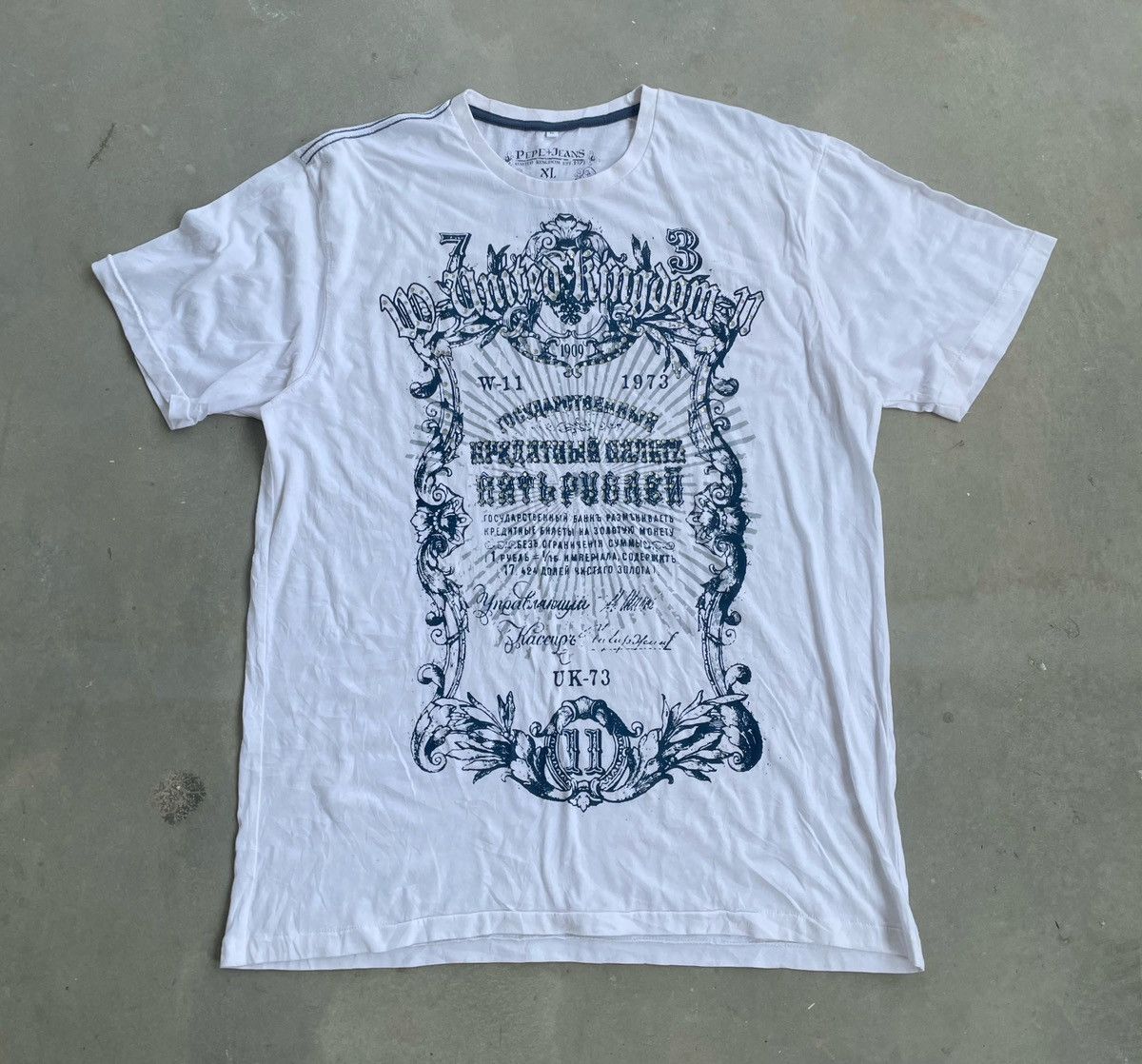 Affliction × Pepe Jeans PEPE JEANS TEE Size US XL / EU 56 / 4 - 1 Thumbnail