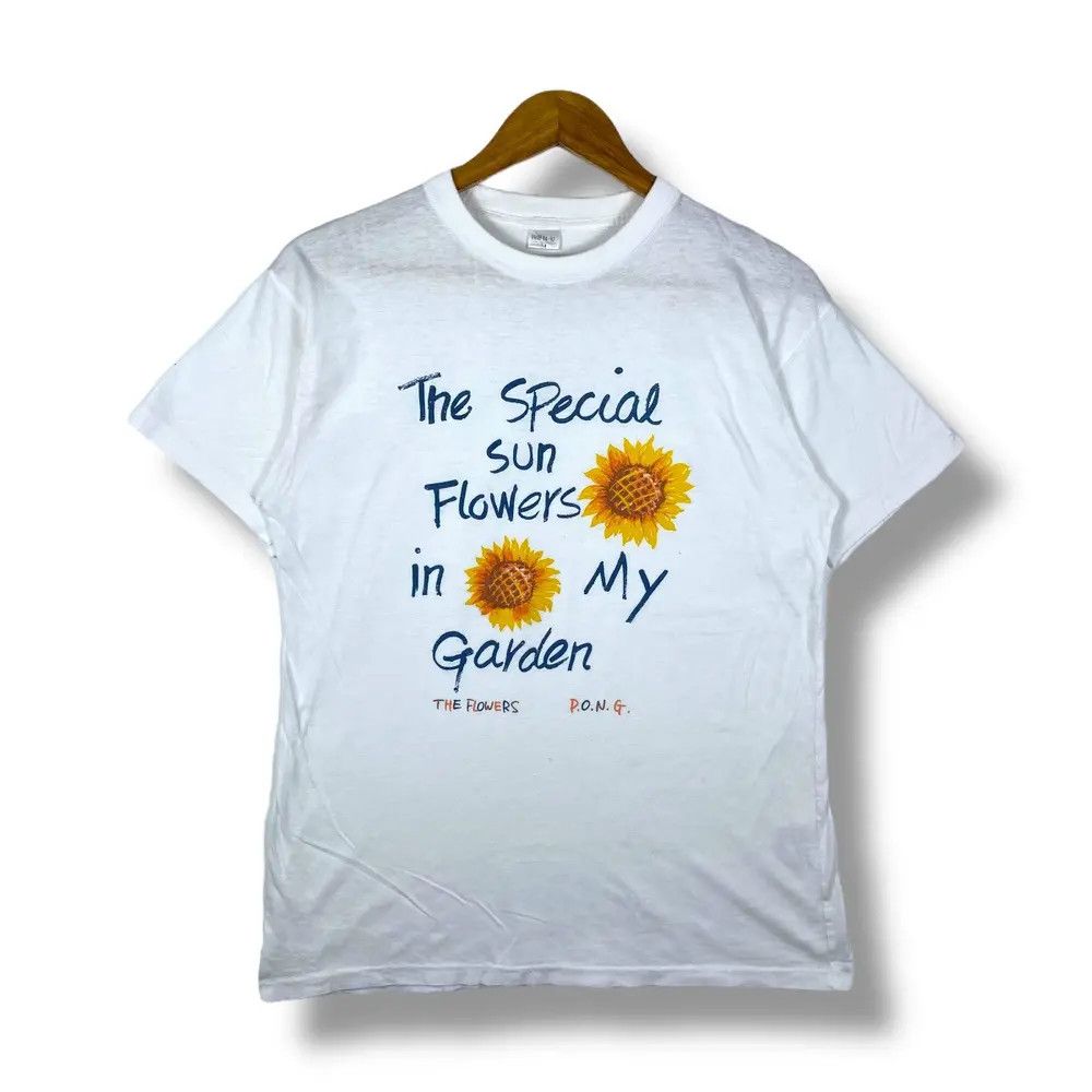 Vintage Vintage 90's The Special Sun Flowers In My Garden By PONG Size US M / EU 48-50 / 2 - 1 Thumbnail