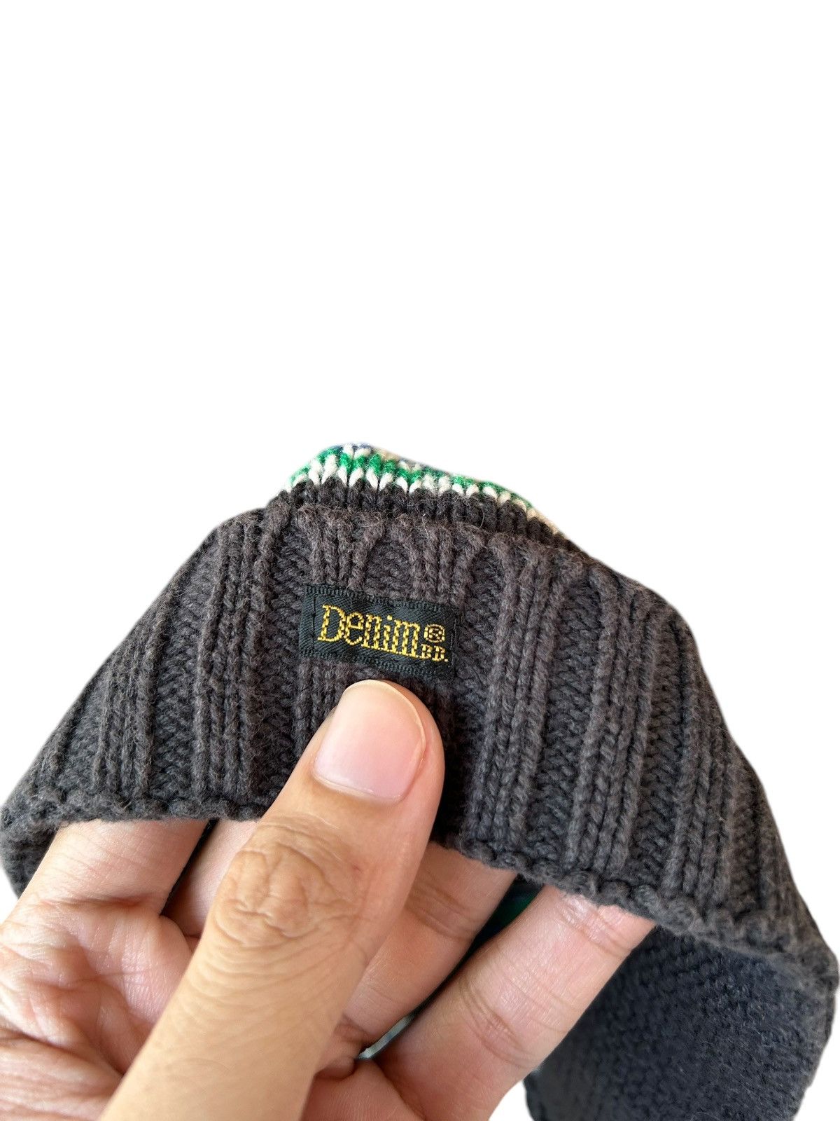 Japanese Brand × Kapital × Vintage Sunfaded Denim Dungaree Vintage Knitt Beanie Hats Size ONE SIZE - 6 Thumbnail