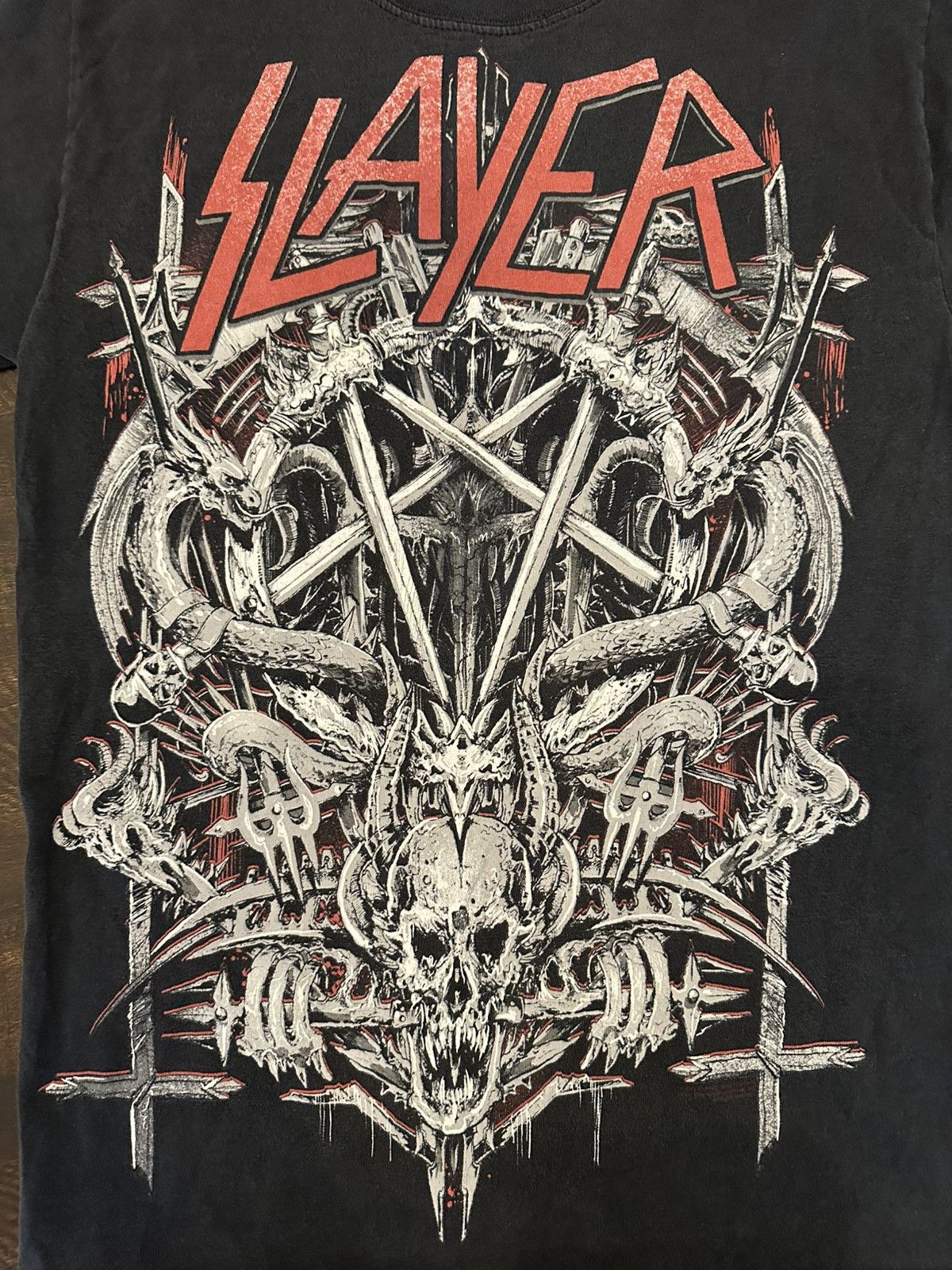 Hanes 2012 Slayer Tour Men’s T-Shirt-Size Small Size US S / EU 44-46 / 1 - 2 Thumbnail