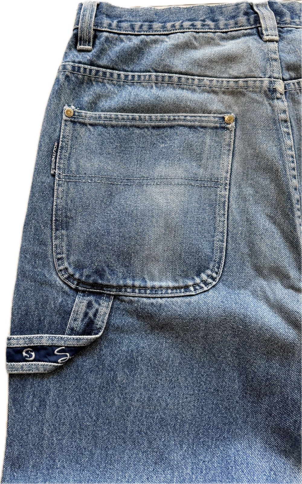 Southpole Vintage Southpole Embroidered Pocket Jeans Size US 33 - 3 Thumbnail