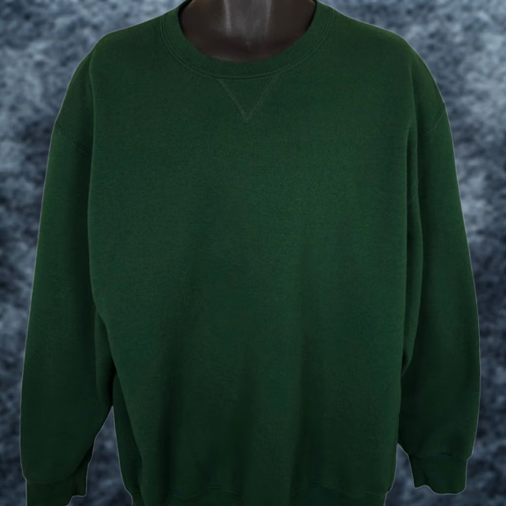 Russell Athletic VINTAGE Russell Athletic Sweatshirt Mens Size 2XL Green Y2K Crewneck Size US XXL / EU 58 / 5 - 1 Thumbnail