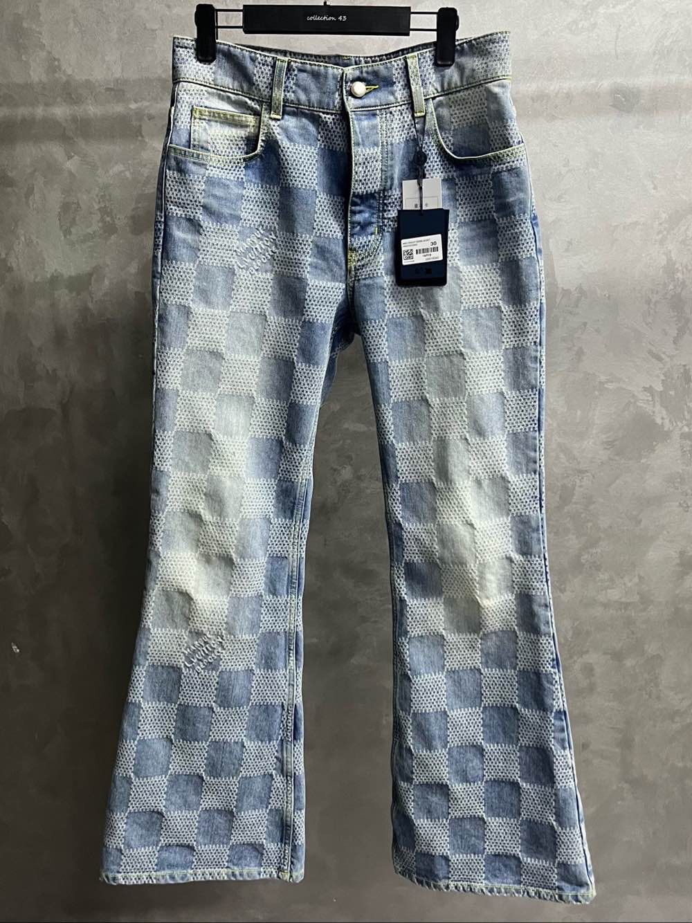 Louis Vuitton Louis Vuitton Damier Check Jeans Size 30 Size US 30 / EU 46 - 1 Thumbnail