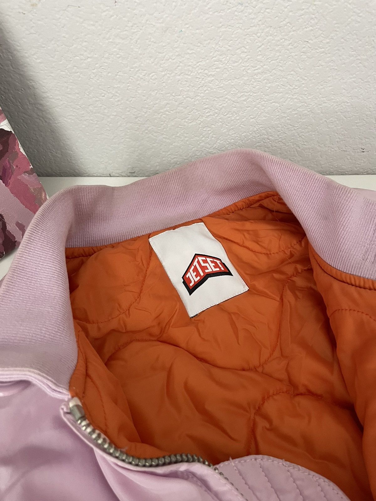 JET SET × Japanese Brand Jet Set Bomber Jacket Boxy Fit Parachute Y2K Streetwear Size XS / US 0-2 / IT 36-38 - 18 Thumbnail