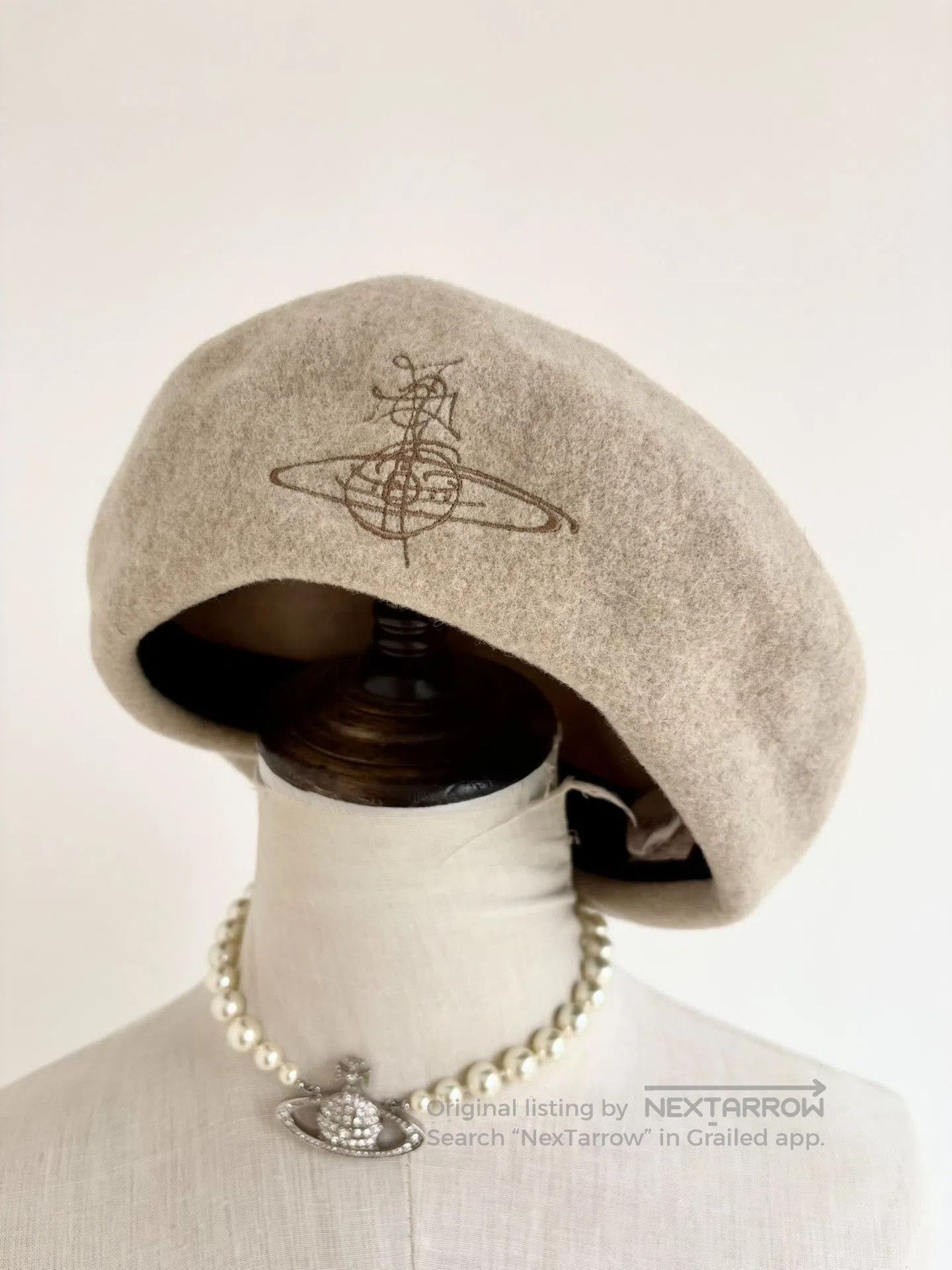 Vivienne Westwood Vivienne Westwood Vintage Oatmeal Saturn Beret. Size ONE SIZE - 1 Thumbnail