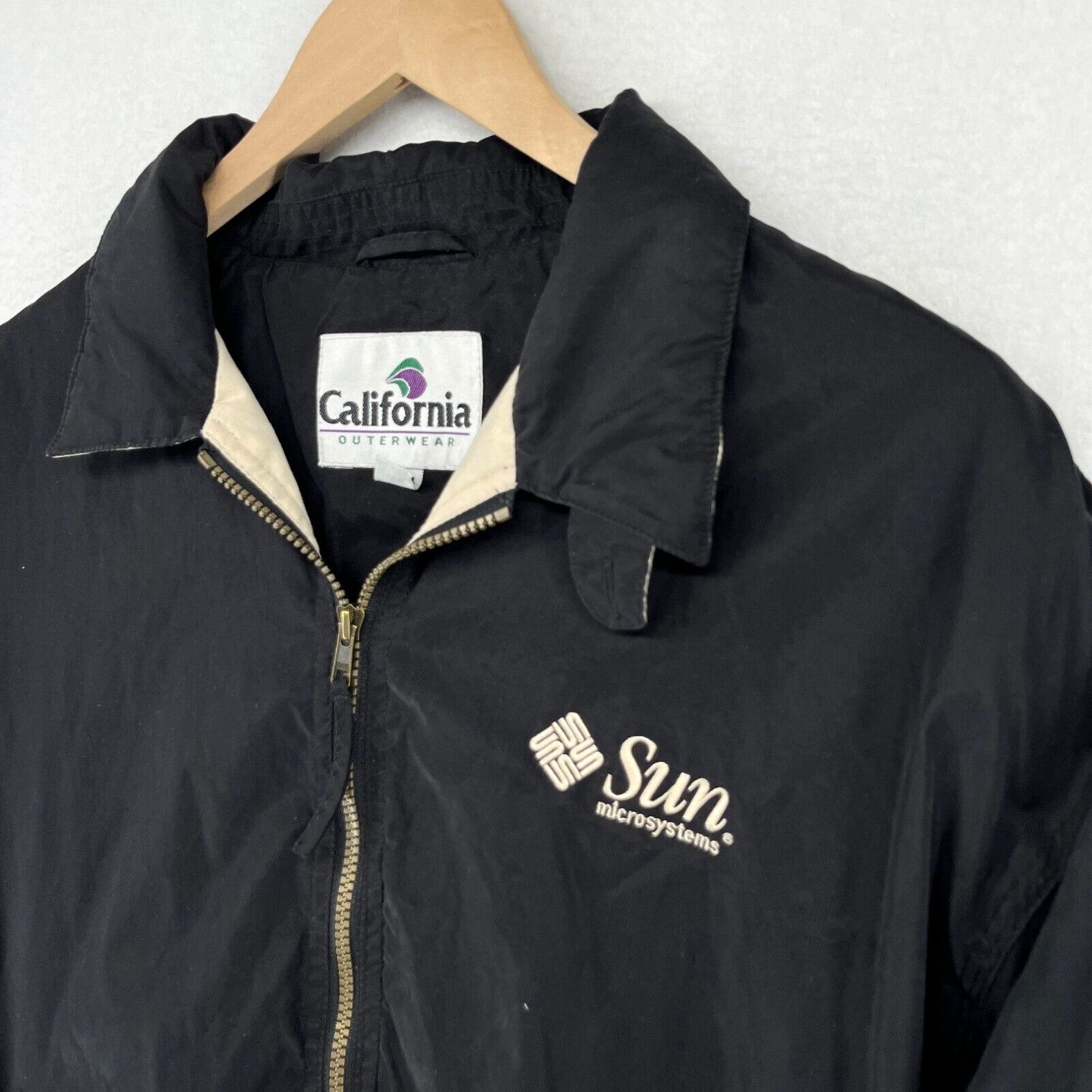 image of Vintage Sun Microsystems Jacket Men XL Oracle Computer It Server Software Santa Clara Ca in White