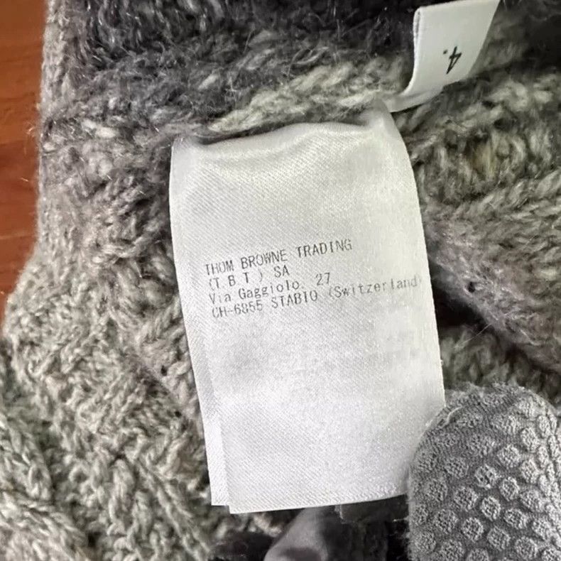 Thom Browne Thom browne Sheep and horse hair sea hair hemp knitted swea Size US XL / EU 56 / 4 - 6 Thumbnail