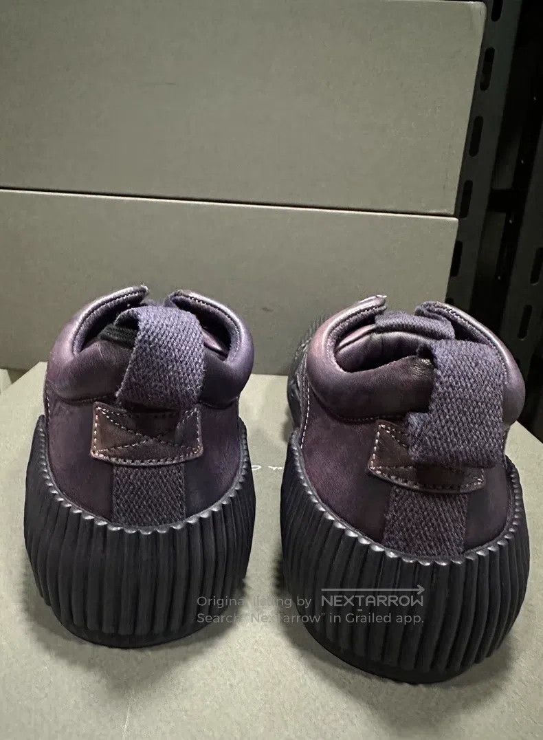 Boris Bidjan Saberi Boris Bidjan Saberi Purple Low Top Horsehide Laced Shoes Size US 10 / EU 43 - 5 Thumbnail