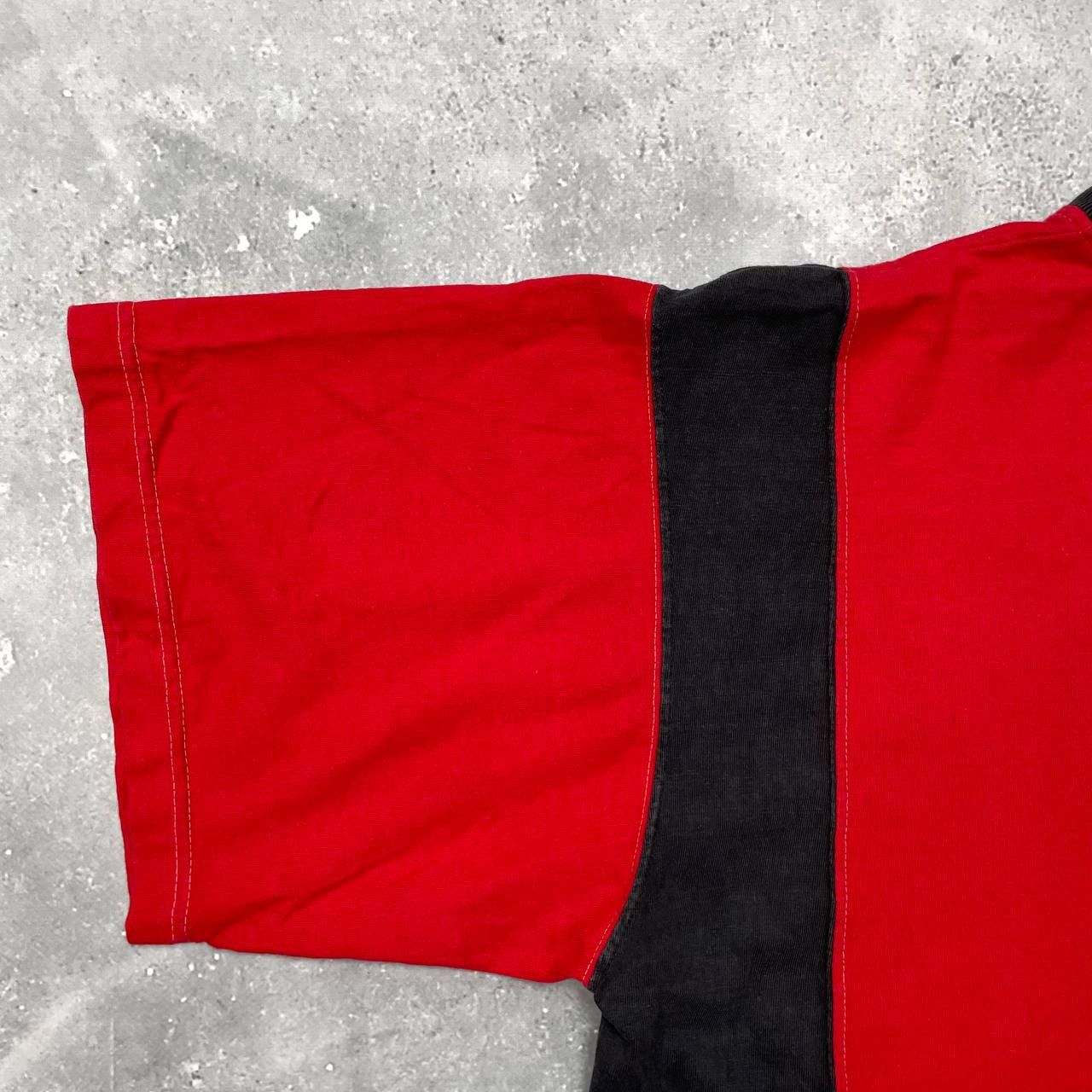 NBA × Vintage Vintage 90s Chicago Bulls NBA Edge V-Neck T Shirt Size US L / EU 52-54 / 3 - 15 Thumbnail