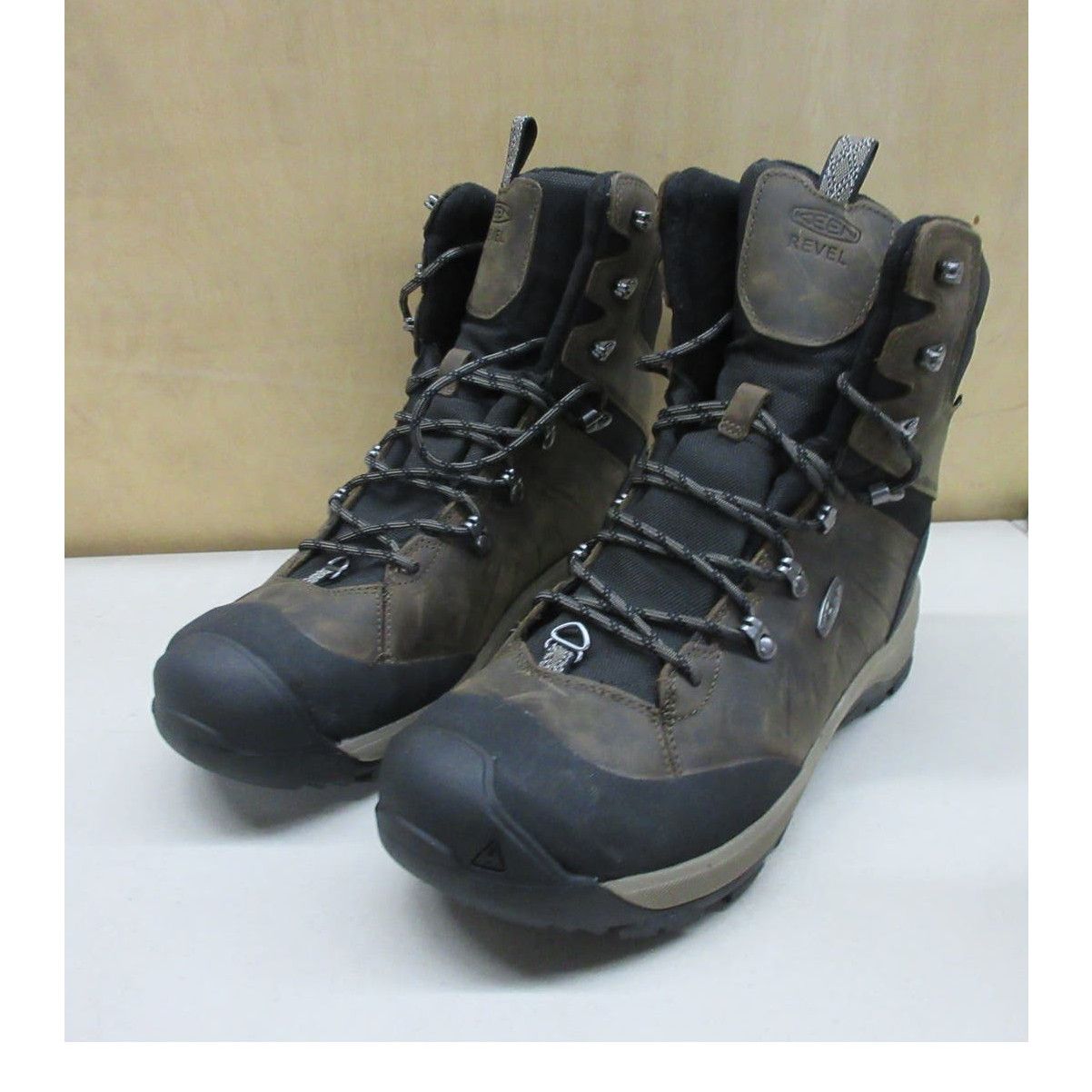 image of Keen Men's Revel 4 Highwaterproof Snow Boot,canteen/black,11 in Brown