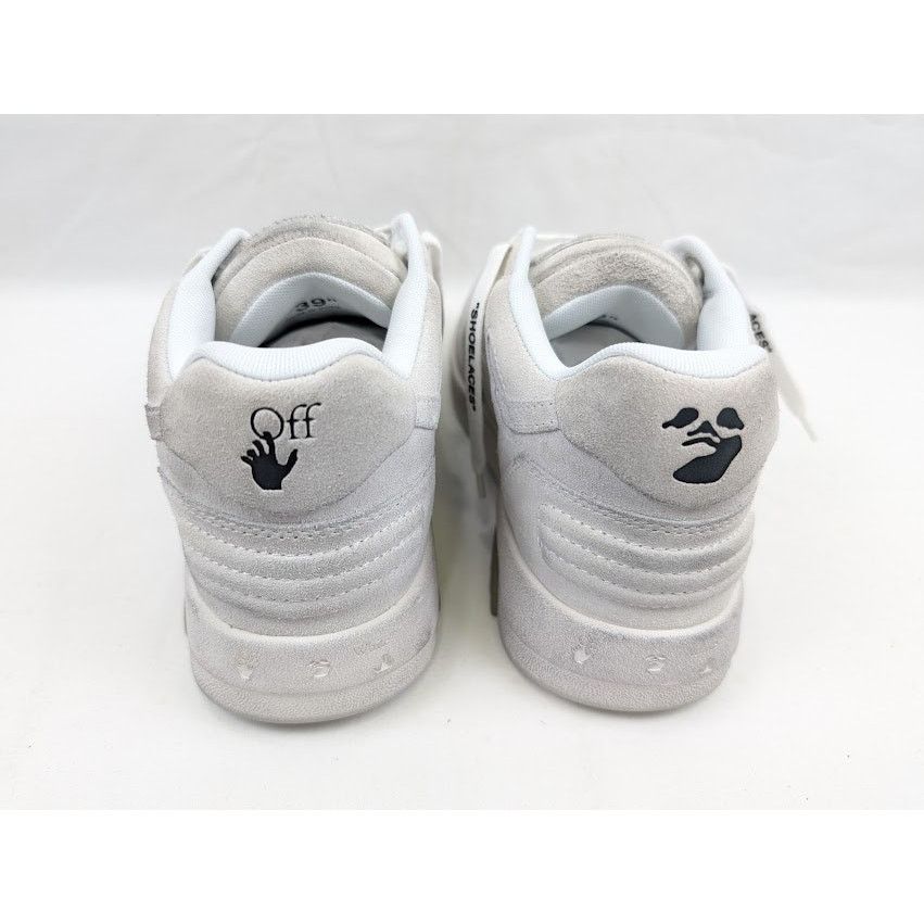 Off-White o1rshd1 Q: 2 / Out Of Office Vintage Suede Sneakers in White Size US 6 / EU 39 - 18 Thumbnail