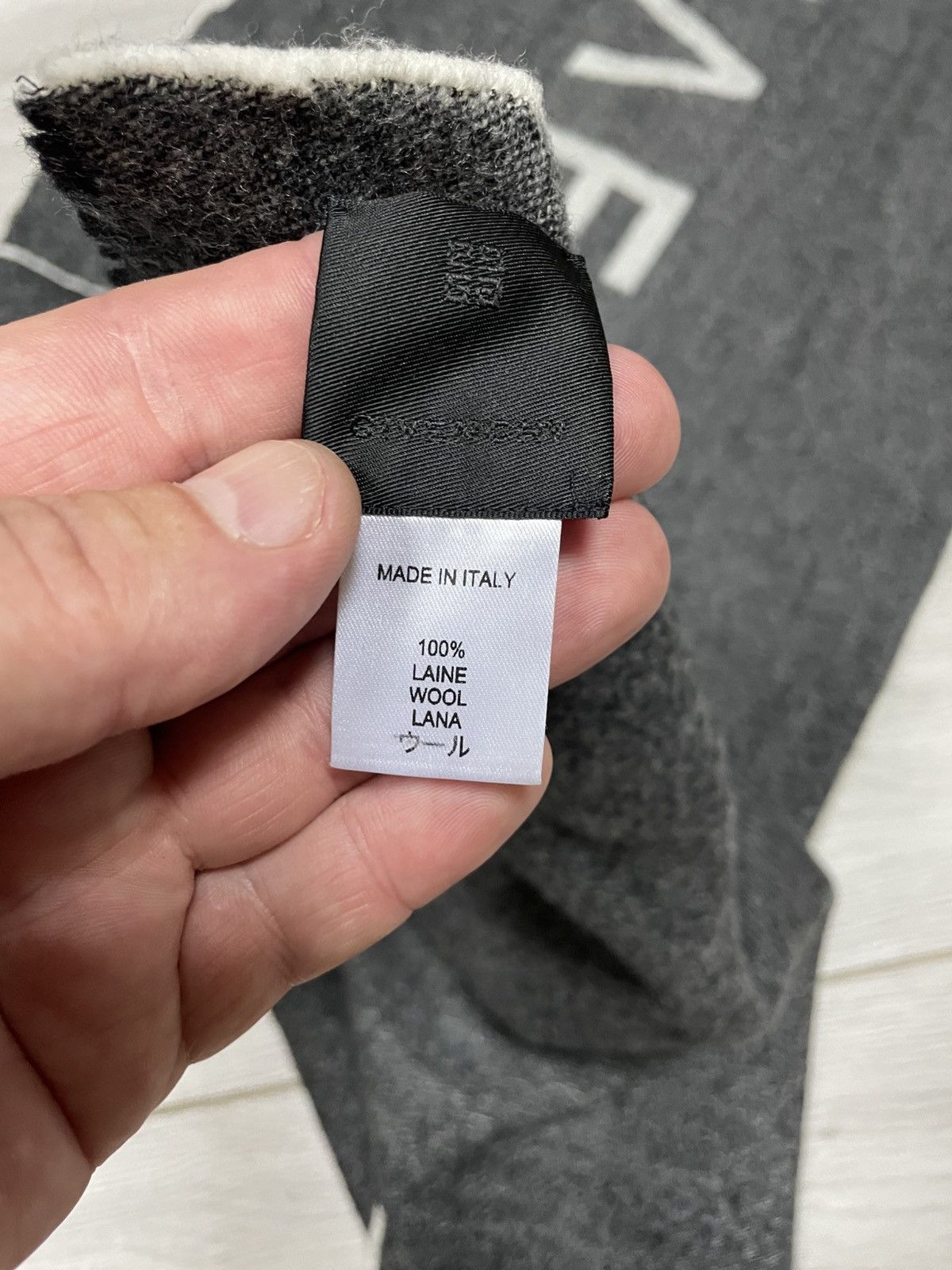 Givenchy Givenchy spell out wool big logo letters scarf Size ONE SIZE - 11 Thumbnail