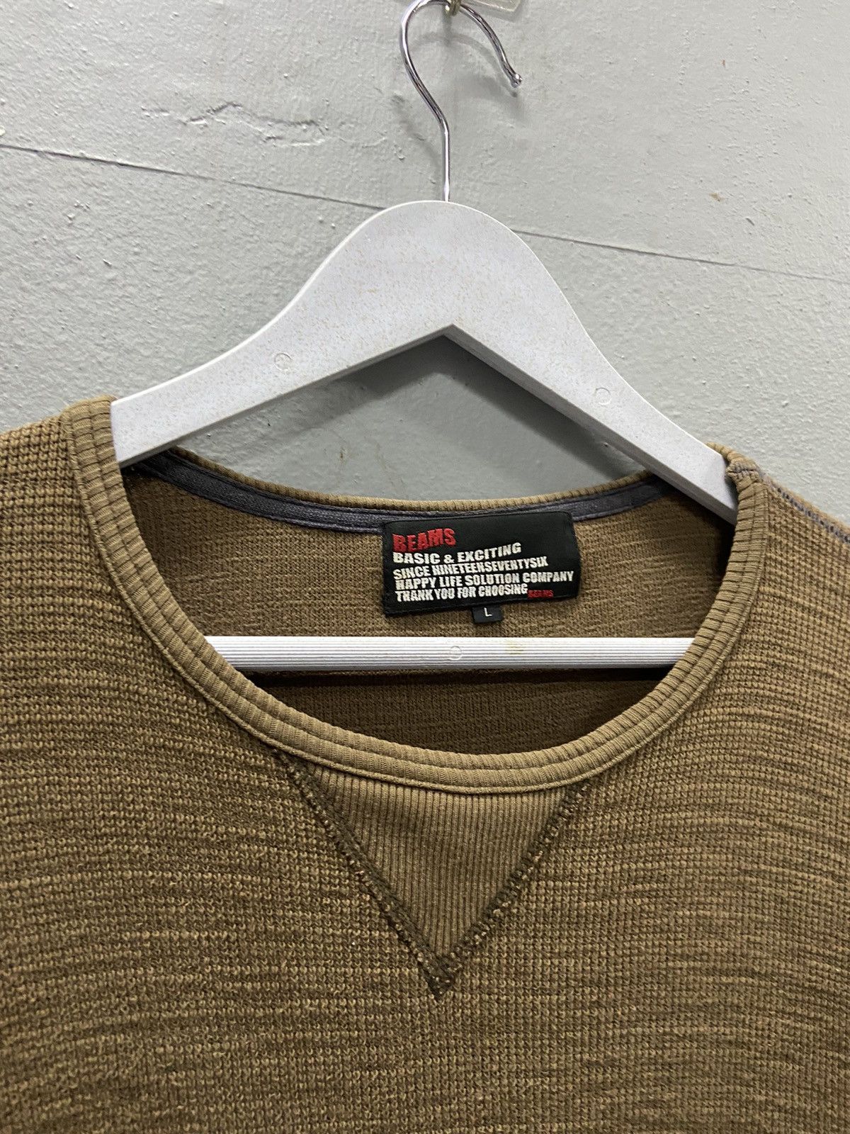 Beams Japan BEAMS BASIC & EXCITING WAFFLE LONG SLEEVE Size US M / EU 48-50 / 2 - 3 Thumbnail