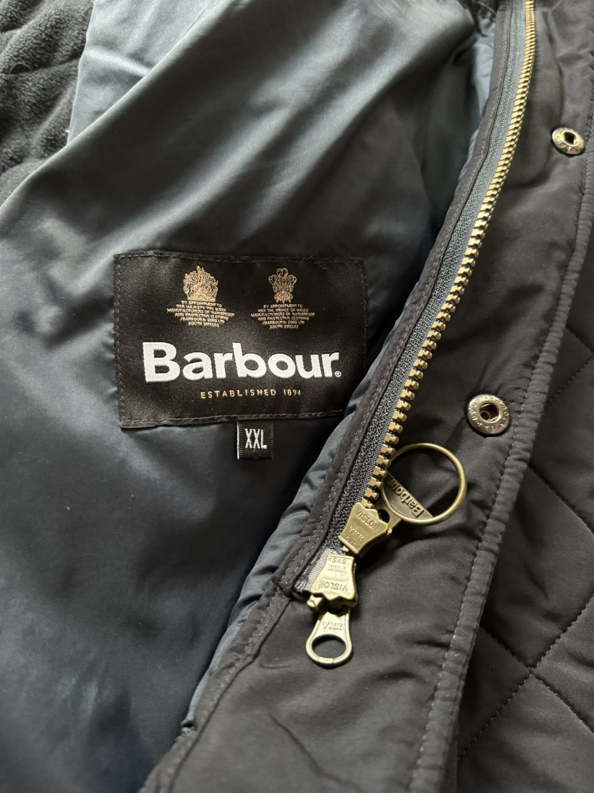 Barbour Barbour Powell Quilt Black Jacket Men’s Medium Size US XXL / EU 58 / 5 - 16 Thumbnail