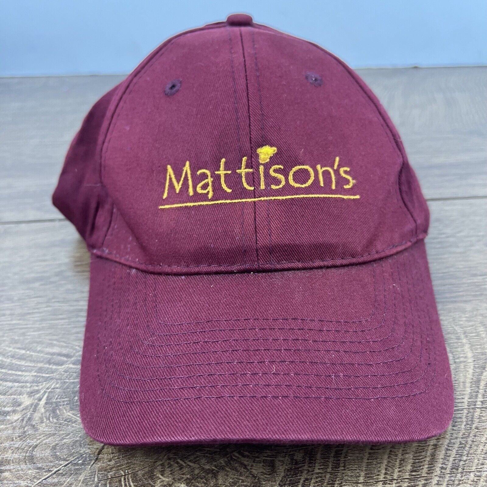 Other Mattisons Hat Red Cap Adjustable Hat Red Adult Fit Hat Size ONE SIZE - 1 Thumbnail