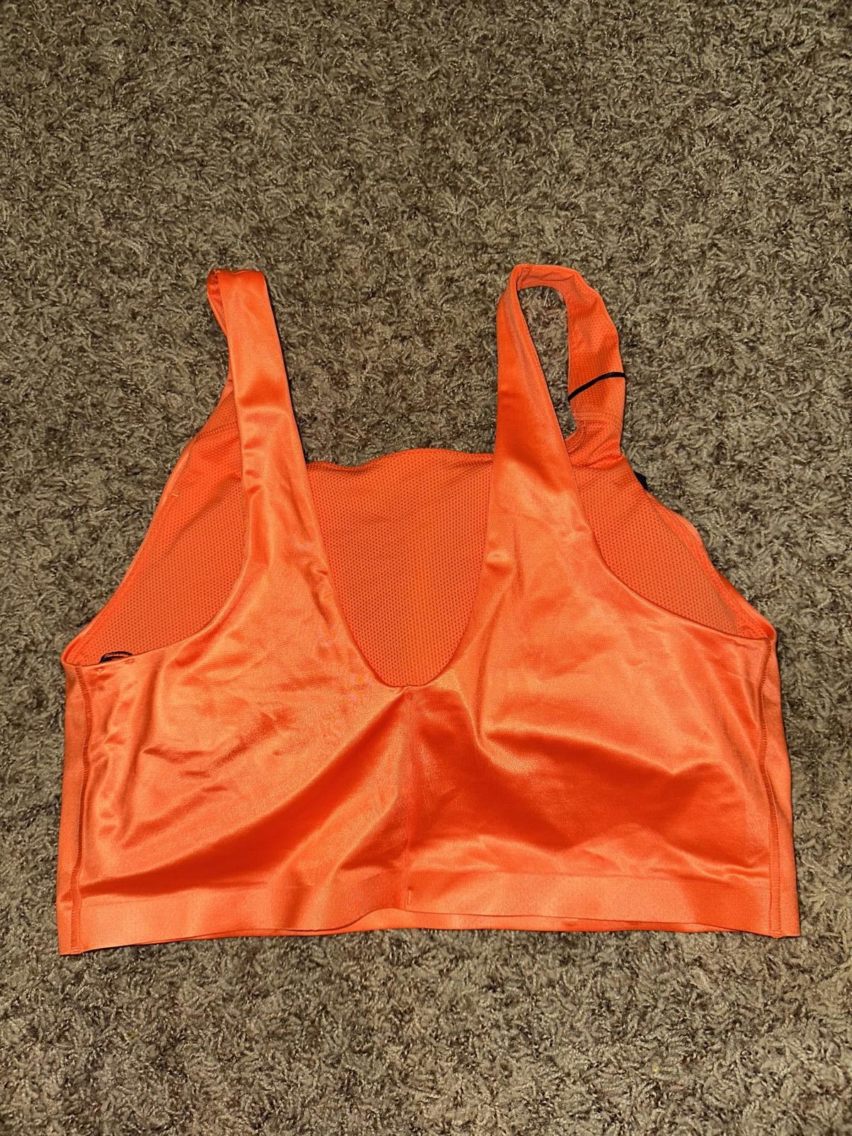 Nike Nike Women’s Swoosh City Ready Electro Orange Sports Bra Top Size ONE SIZE - 7 Thumbnail