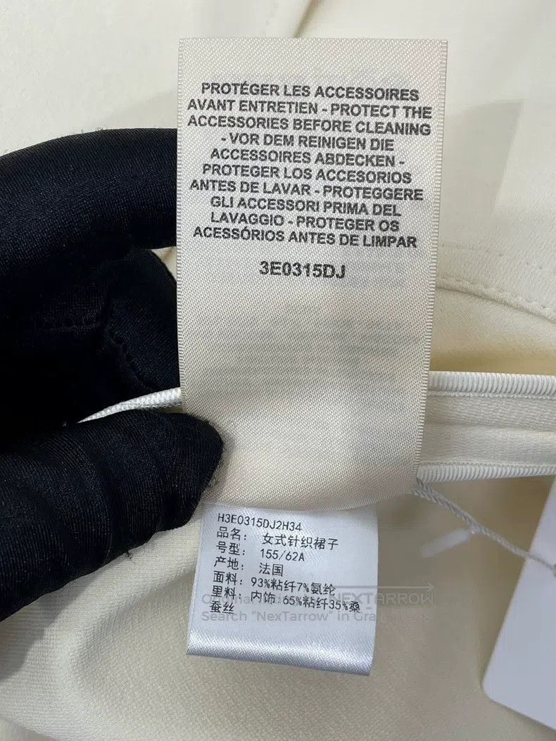Hermes Hermes Off-White Semi-Skirt Size 42" / US 20 - 7 Thumbnail