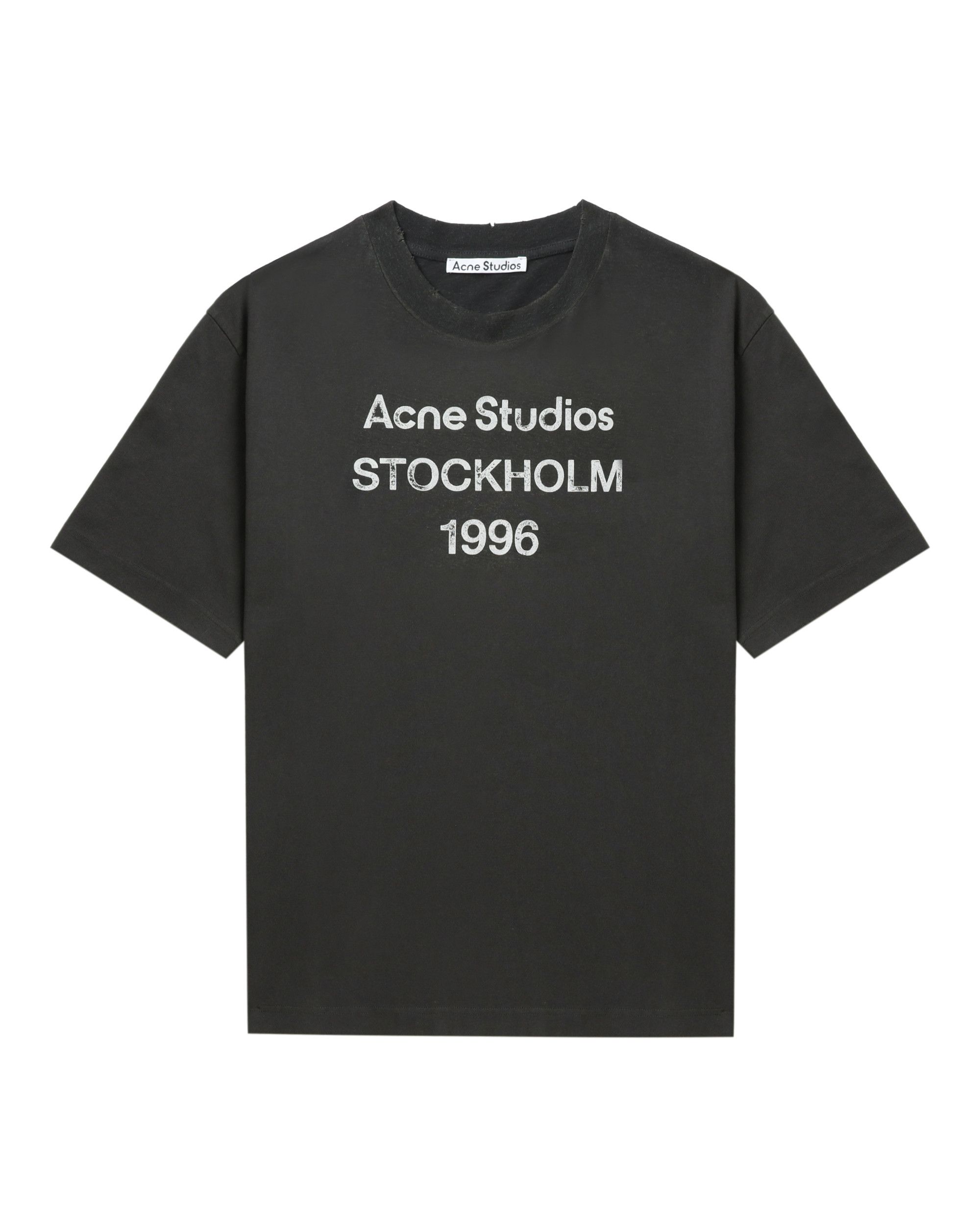 Acne Studios Acne Studios Text Print Short Sleeve T-Shirt Size US XXS / EU 40 - 1 Thumbnail