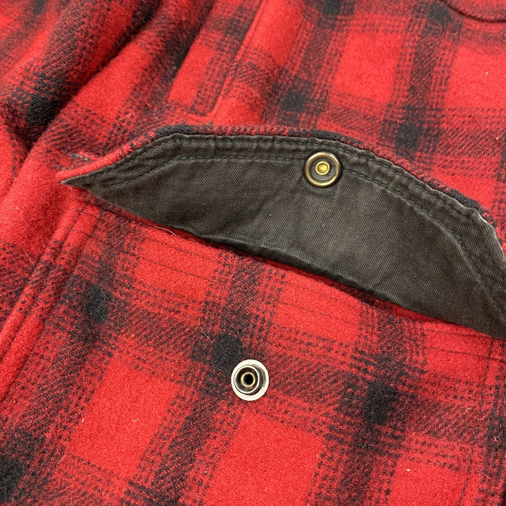 Vintage VINTAGE Woolrich Men's Jacket 40 Outdoor Hunting Quilted Lined Plaid Wool 80s Size US XXS / EU 40 - 4 Thumbnail