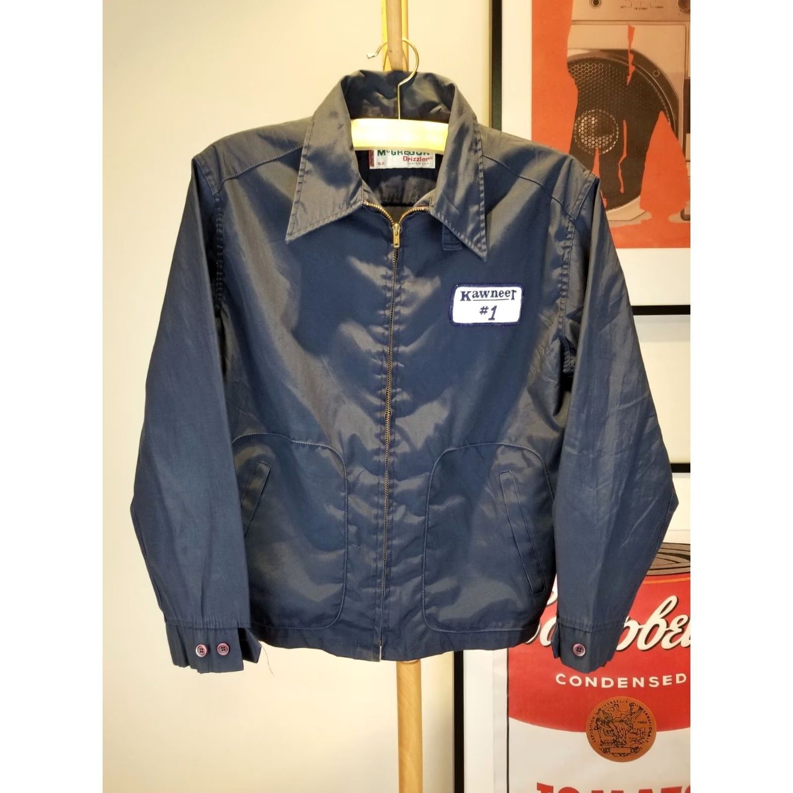 McGregor VINTAGE McGREGOR DRIZZLER NAVY JACKET SHIRT? Size US XS / EU 42 / 0 - 2 Thumbnail