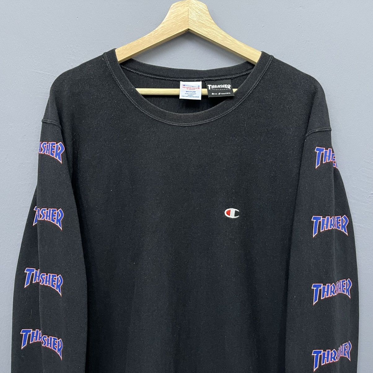 Thrasher Vintage Champion Reverse Weave x Thrasher Sweatshirt Size US M / EU 48-50 / 2 - 3 Thumbnail