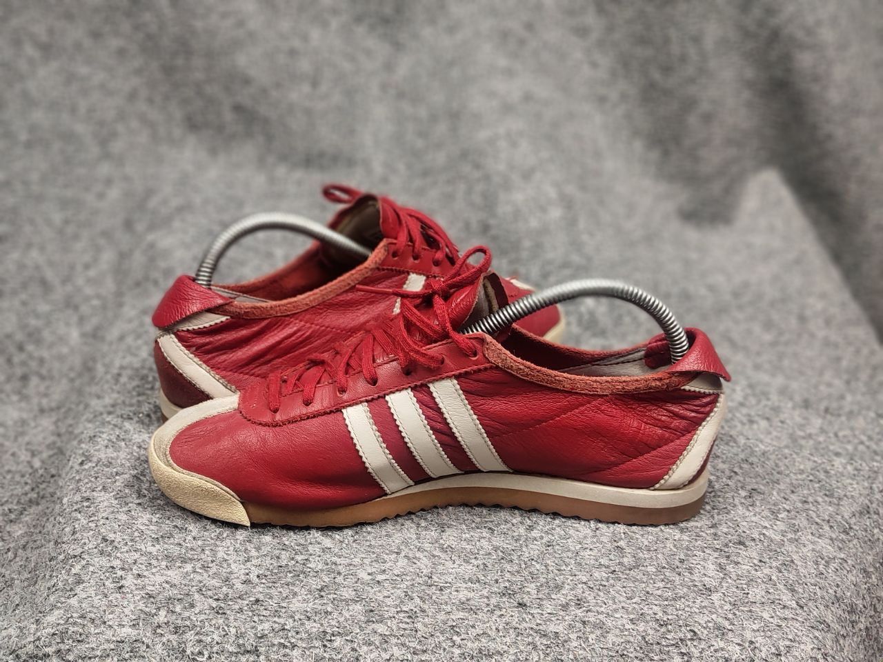 Adidas Vintage 2003 Adidas Italia Leather Red Retro Sneakers Size US 8 / EU 41 - 17 Thumbnail