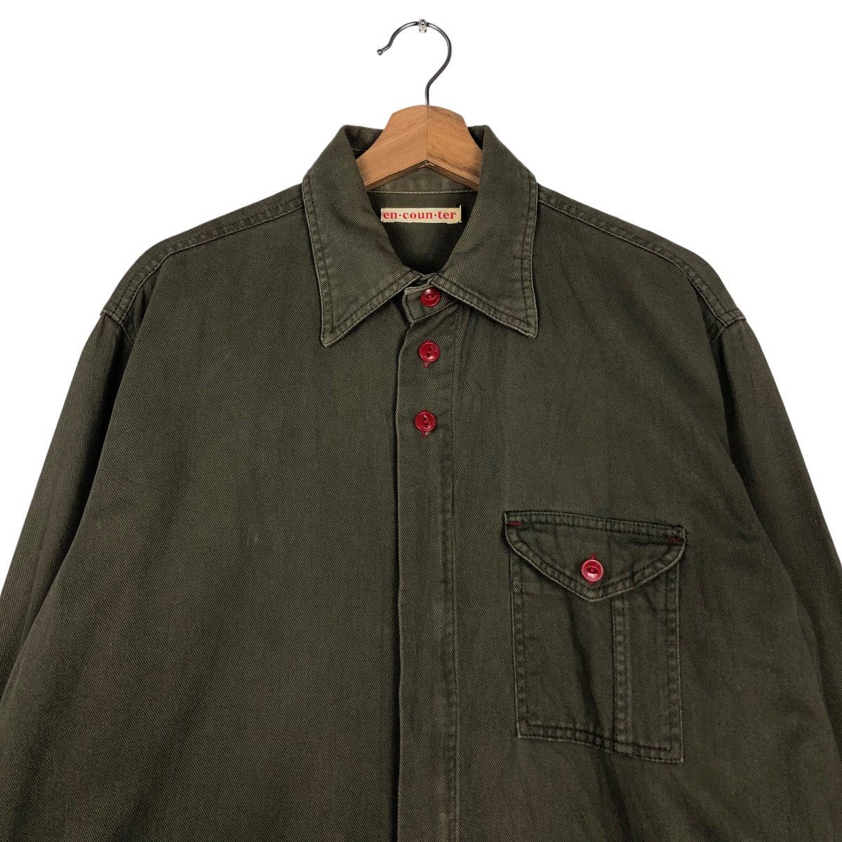 Issey Miyake 🔥Vintage Biker Chore Jacket en.coun.ter Zipper Japan Made Size US L / EU 52-54 / 3 - 3 Thumbnail