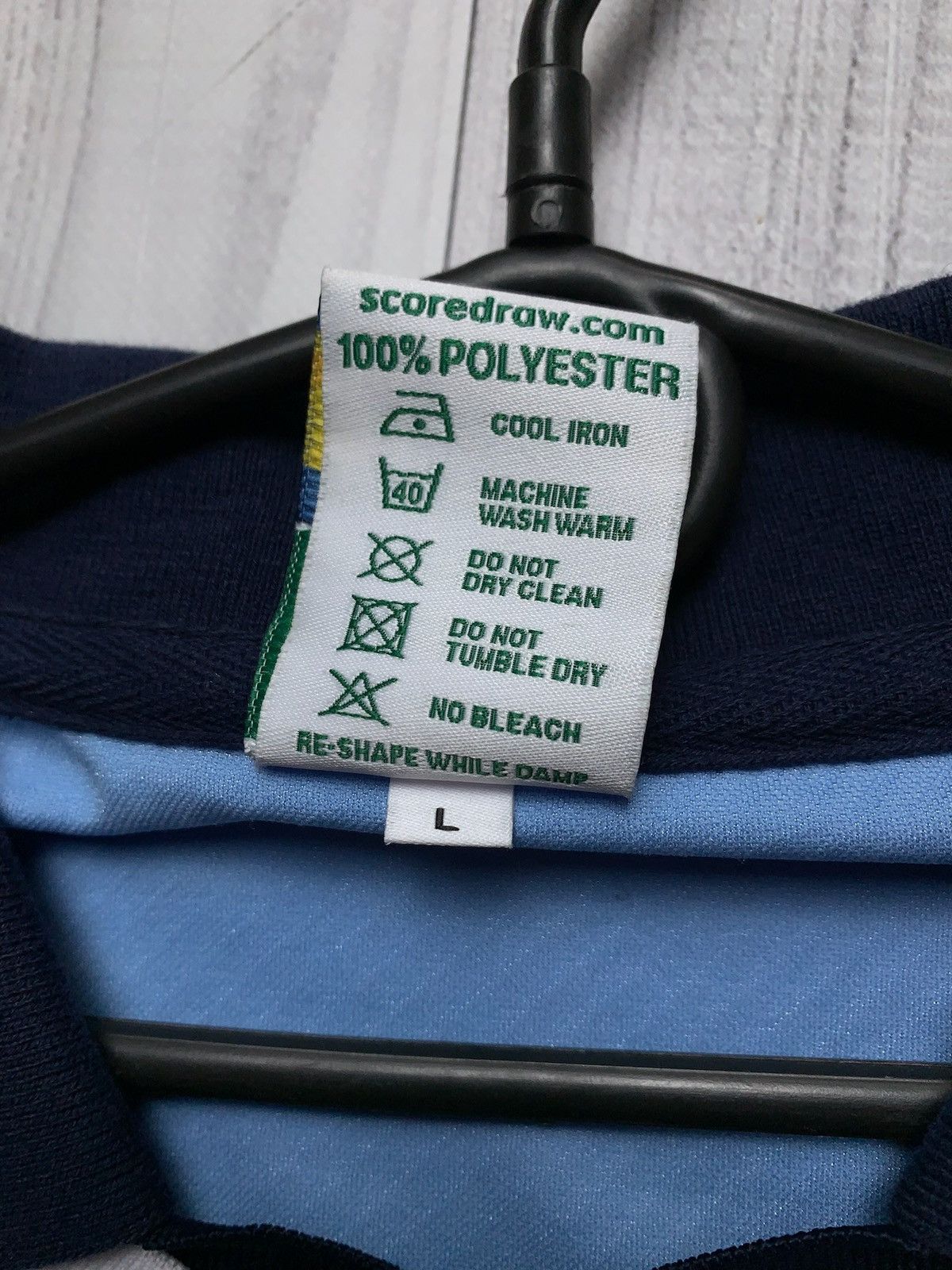 Vintage Vintage Manchester City soccer jersey retro blue size M Size US L / EU 52-54 / 3 - 5 Thumbnail