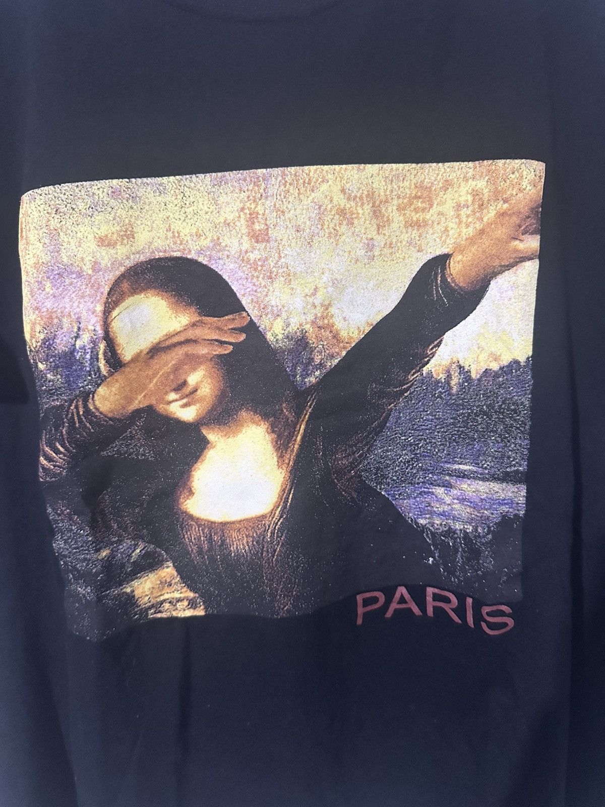 Japanese Brand MONALISA PARODY TSHIRT Size XL / US 12-14 / IT 48-50 - 2 Thumbnail