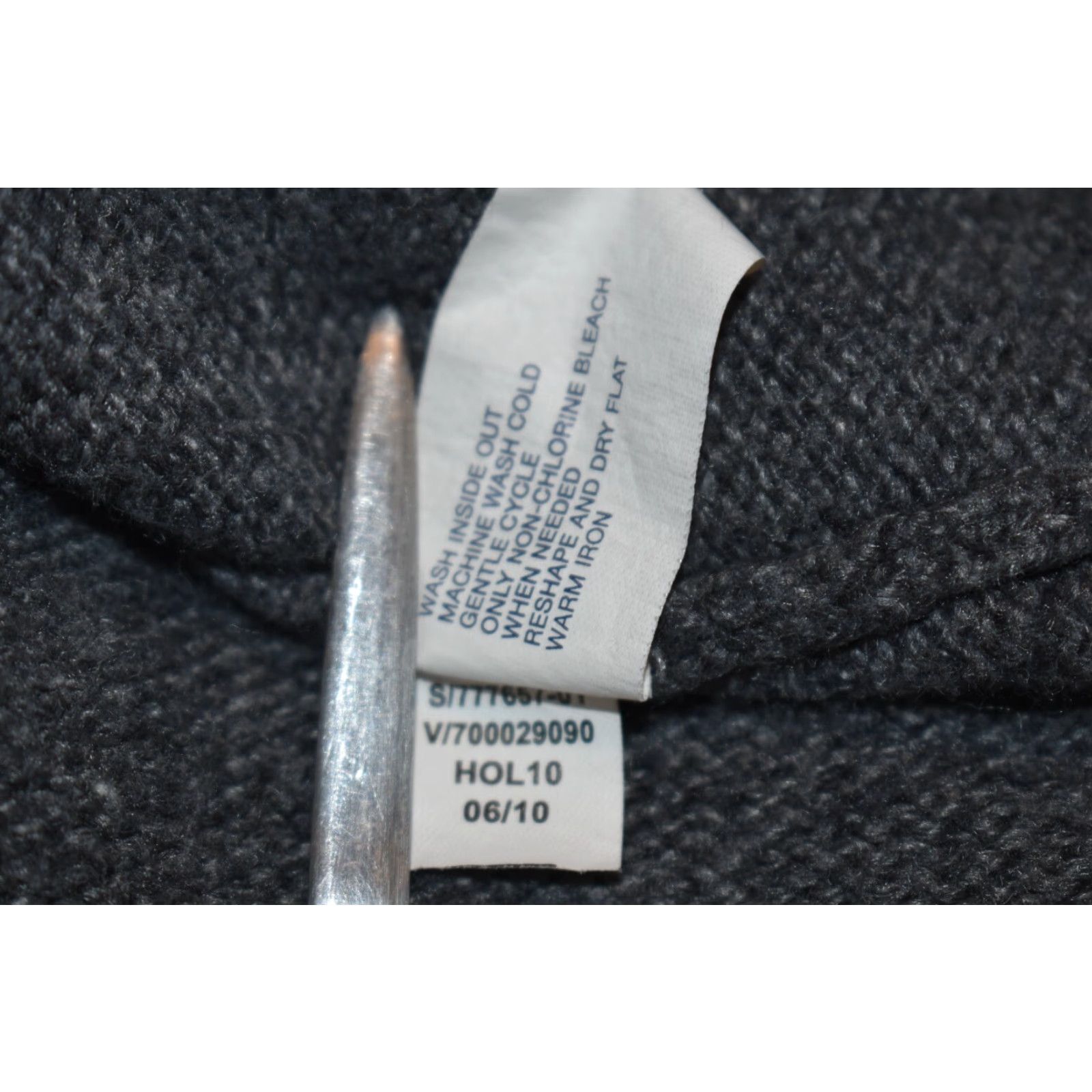 Gap VINTAGE Gap Cowl Neck Long Sleeve Sweater Womens Small Gray Rabbit Hair Blend pullover Knit Fall Winter Casual Size S / US 4 / IT 40 - 4 Thumbnail