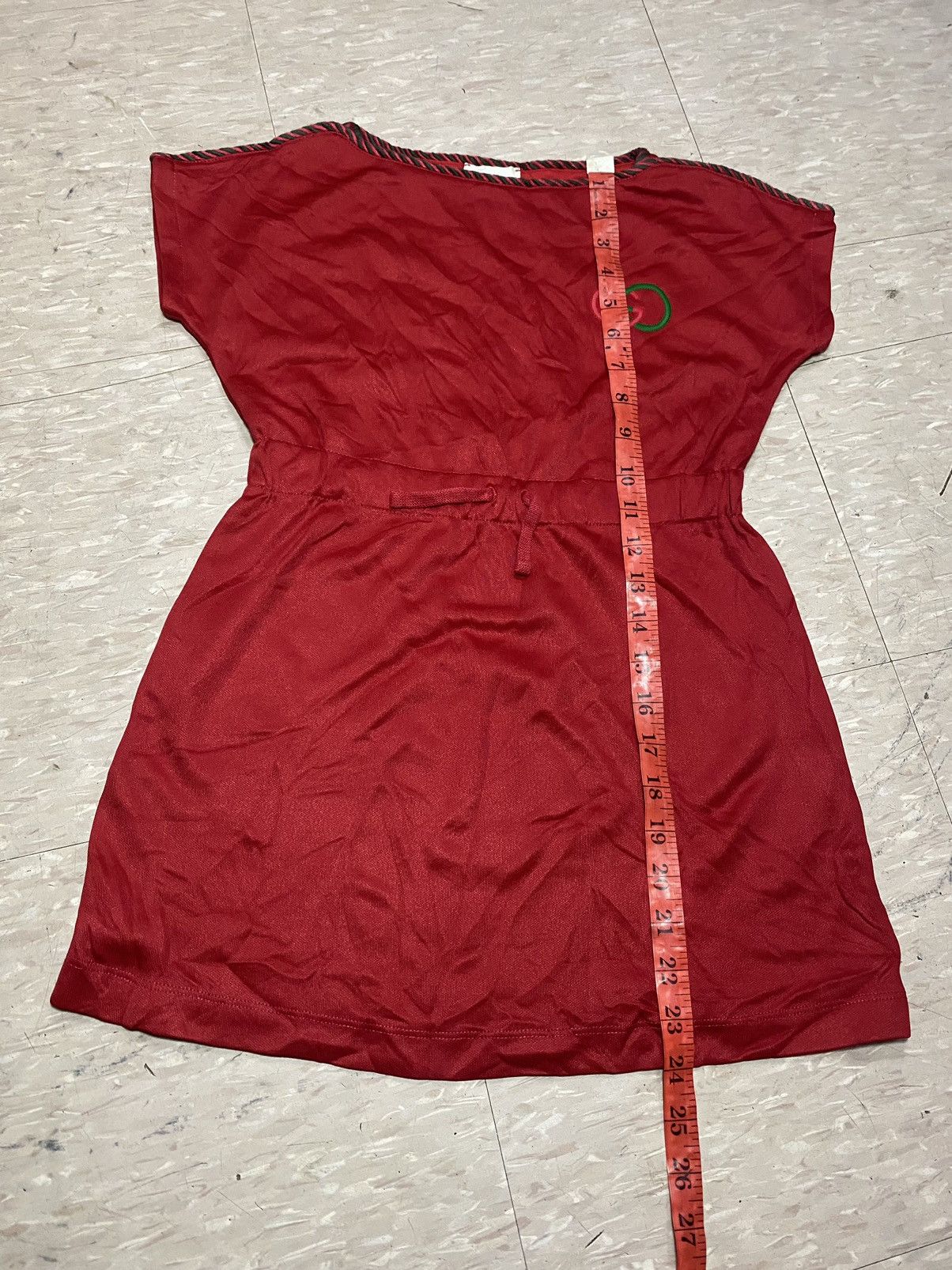 Designer × Gucci Gucci GG 100% cotton red embroidery kid's dress Size XXS / US 00 / IT 34 - 15 Thumbnail