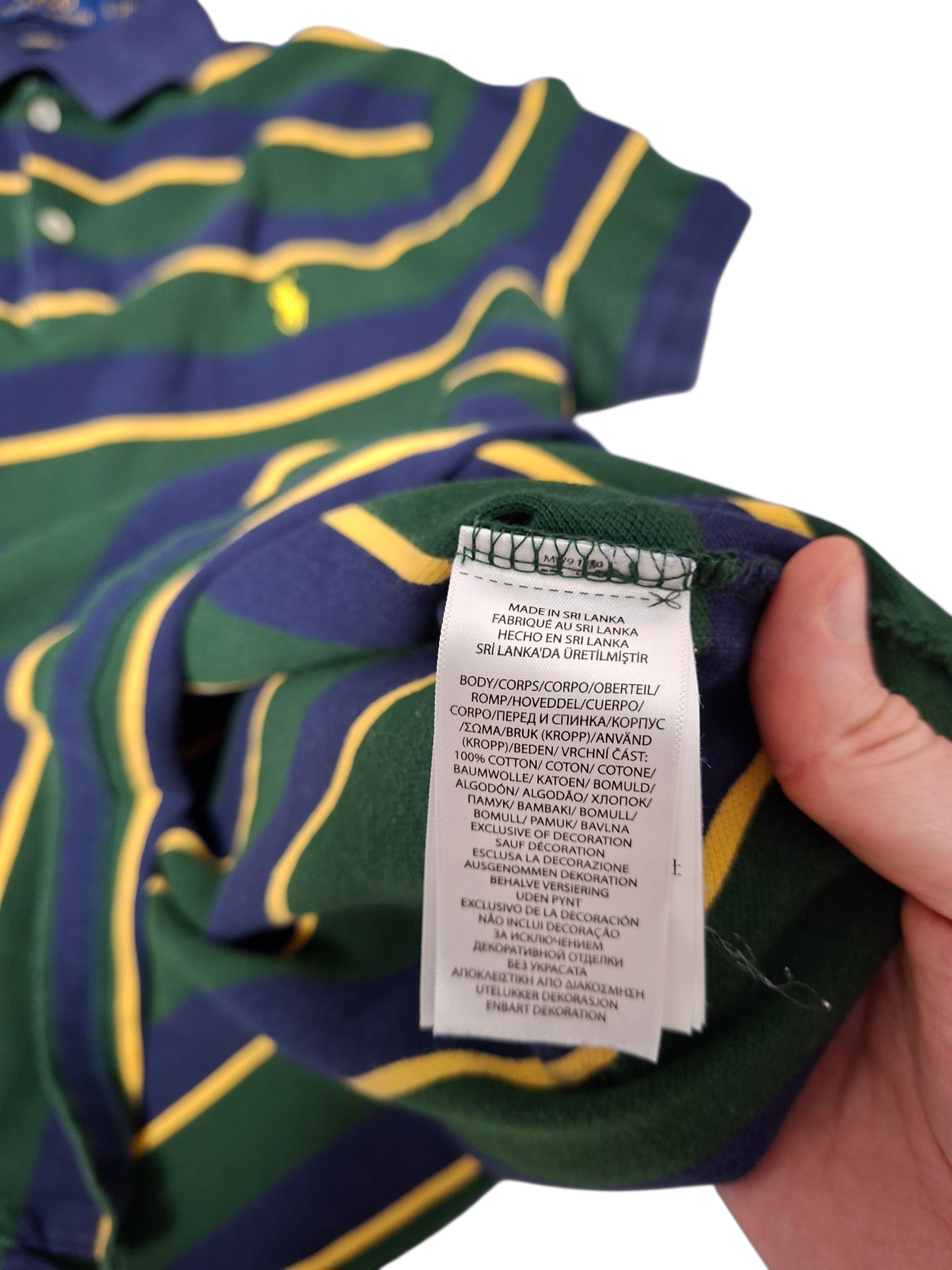 Polo Ralph Lauren POLO RALPH LAUREN VINTAGE LUXURY STRIPED POLO SHIRT Size US L / EU 52-54 / 3 - 5 Thumbnail