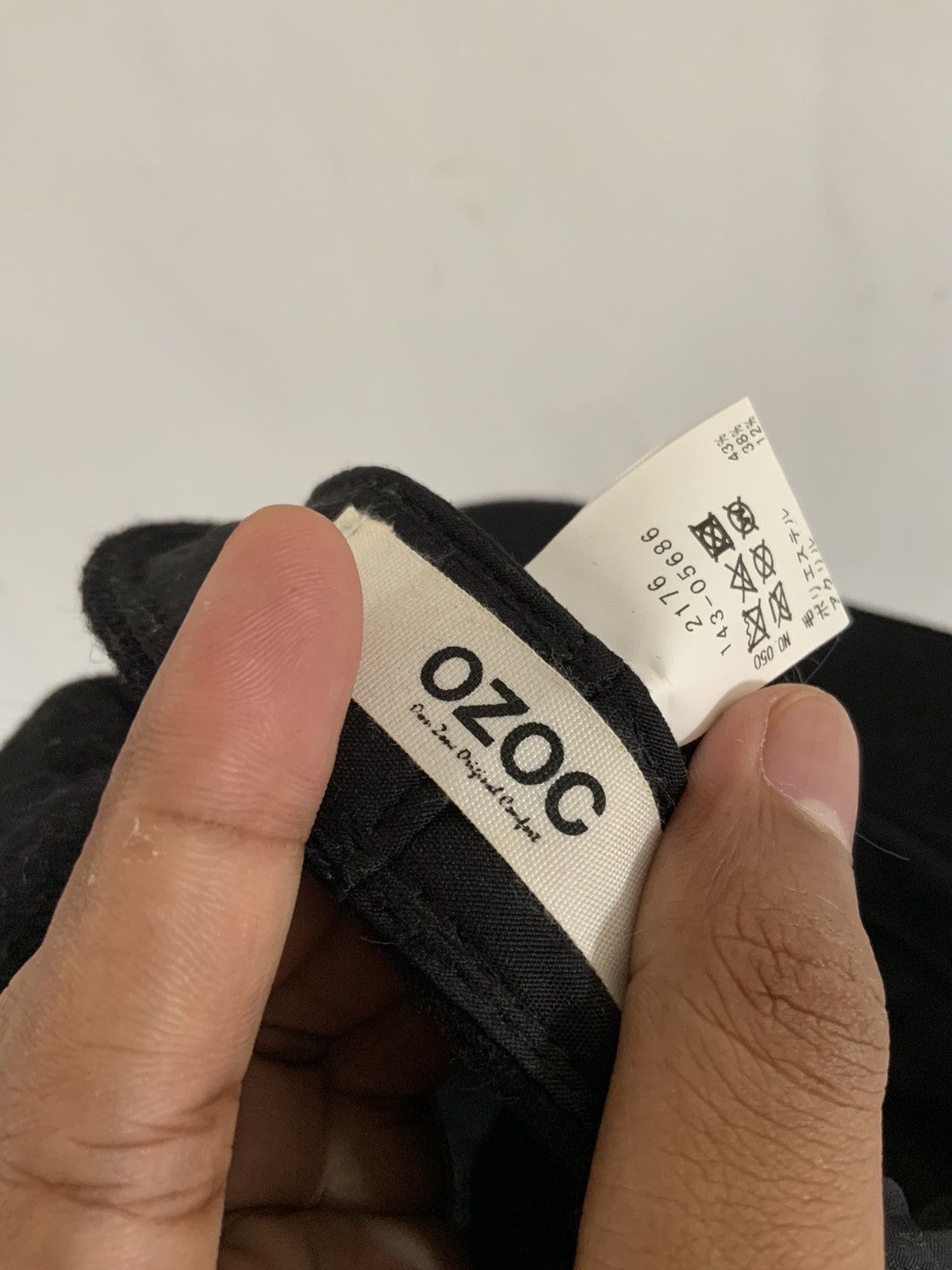 Japanese Brand Ozoc Wool Black Retro hat Size ONE SIZE - 8 Thumbnail