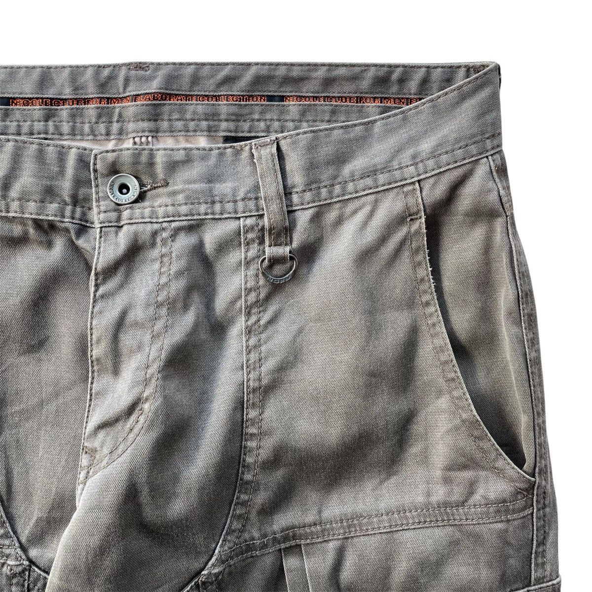 If Six Was Nine 2000s NCFM - Flare Bondage Multipocket Cargo Pants Size US 33 - 4 Thumbnail