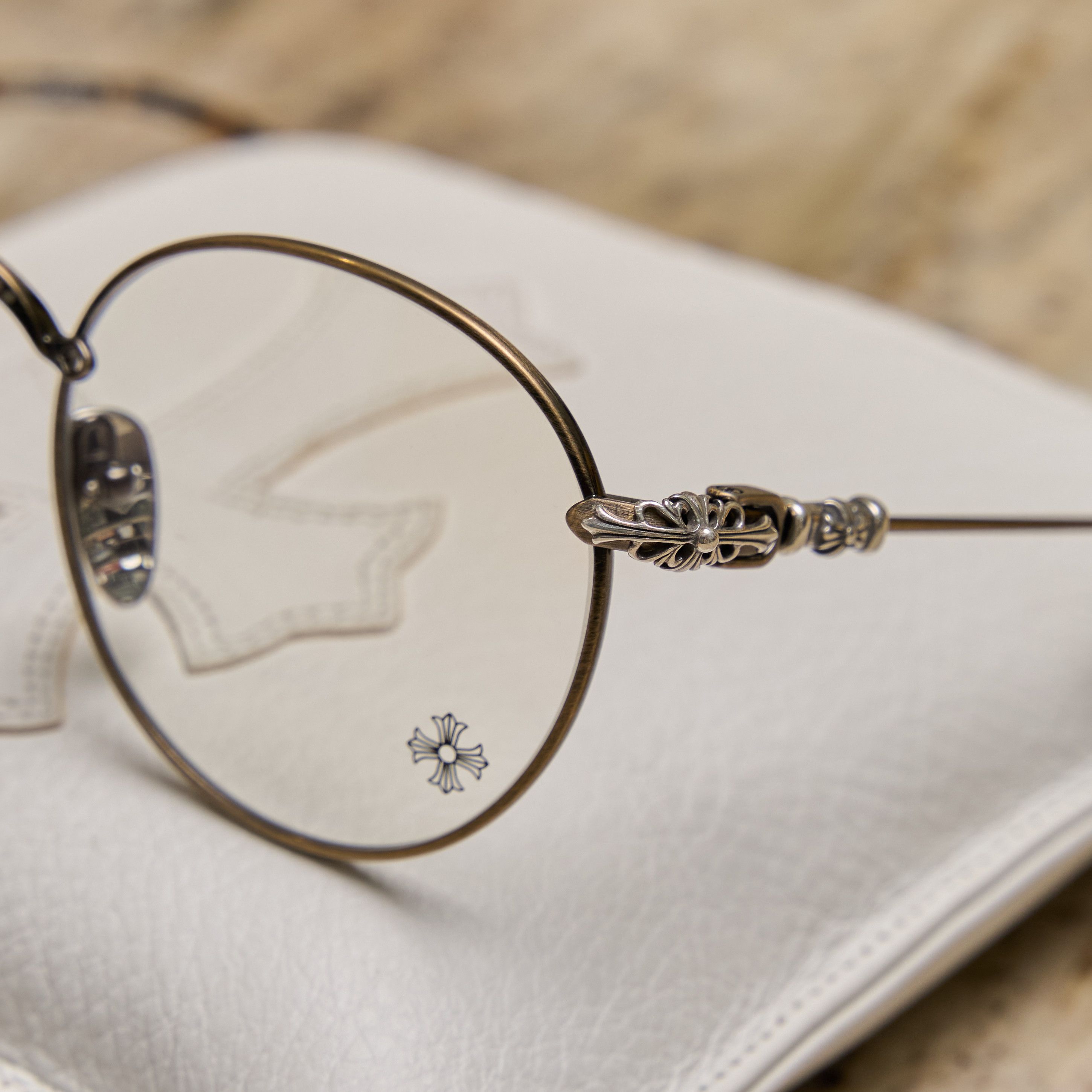 Chrome Hearts CHROME HEARTS BUBBA-A Antique Gold/Plastic Size ONE SIZE - 2 Thumbnail