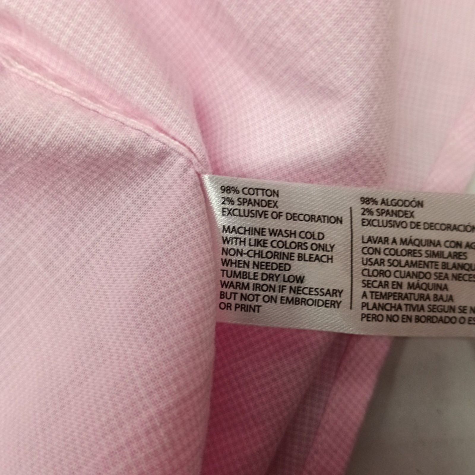 U.S. Polo Assn. U.S. Polo Assn. Button Woven Shirt Men's 3XL Pink Checkered Size US XXL / EU 58 / 5 - 8 Thumbnail