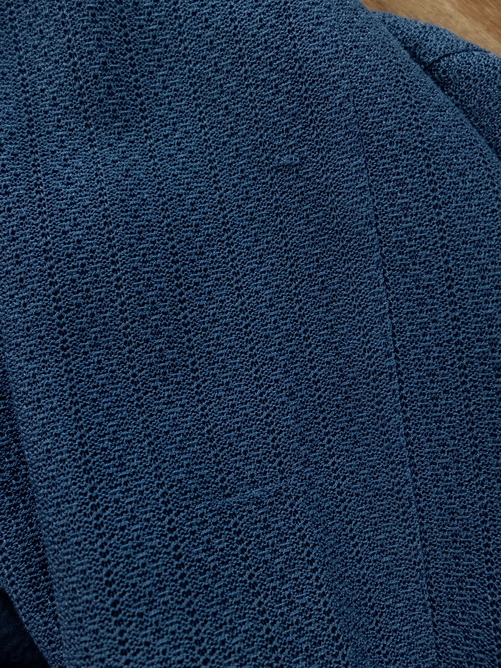 Lardini LARDINI blue knit effect cotton blazer jacket 44 54 Size 44R - 10 Thumbnail