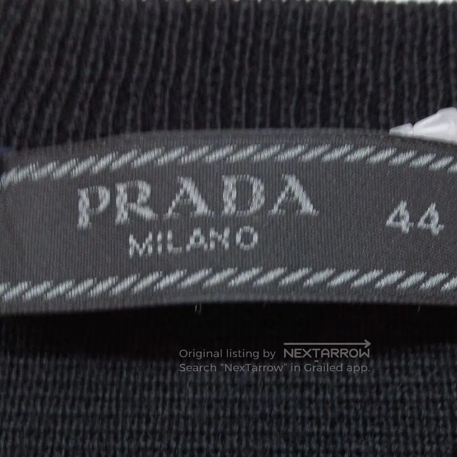 Prada Prada Black Layered Knit Sweater with Sheep Wool . Size US M / EU 48-50 / 2 - 6 Thumbnail