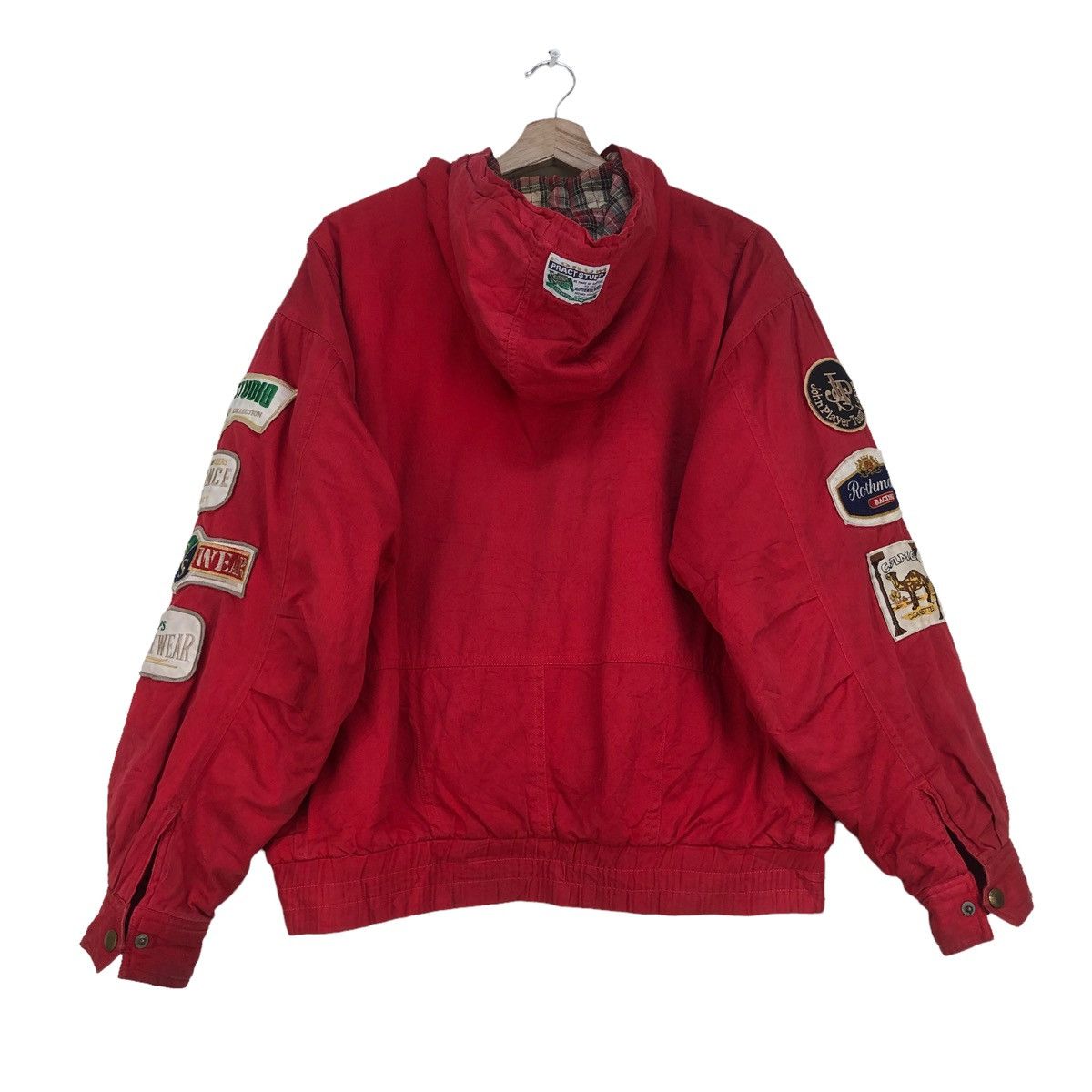 Japanese Brand Pract Studio Hooded Jacket Bomber Style Size US L / EU 52-54 / 3 - 2 Thumbnail